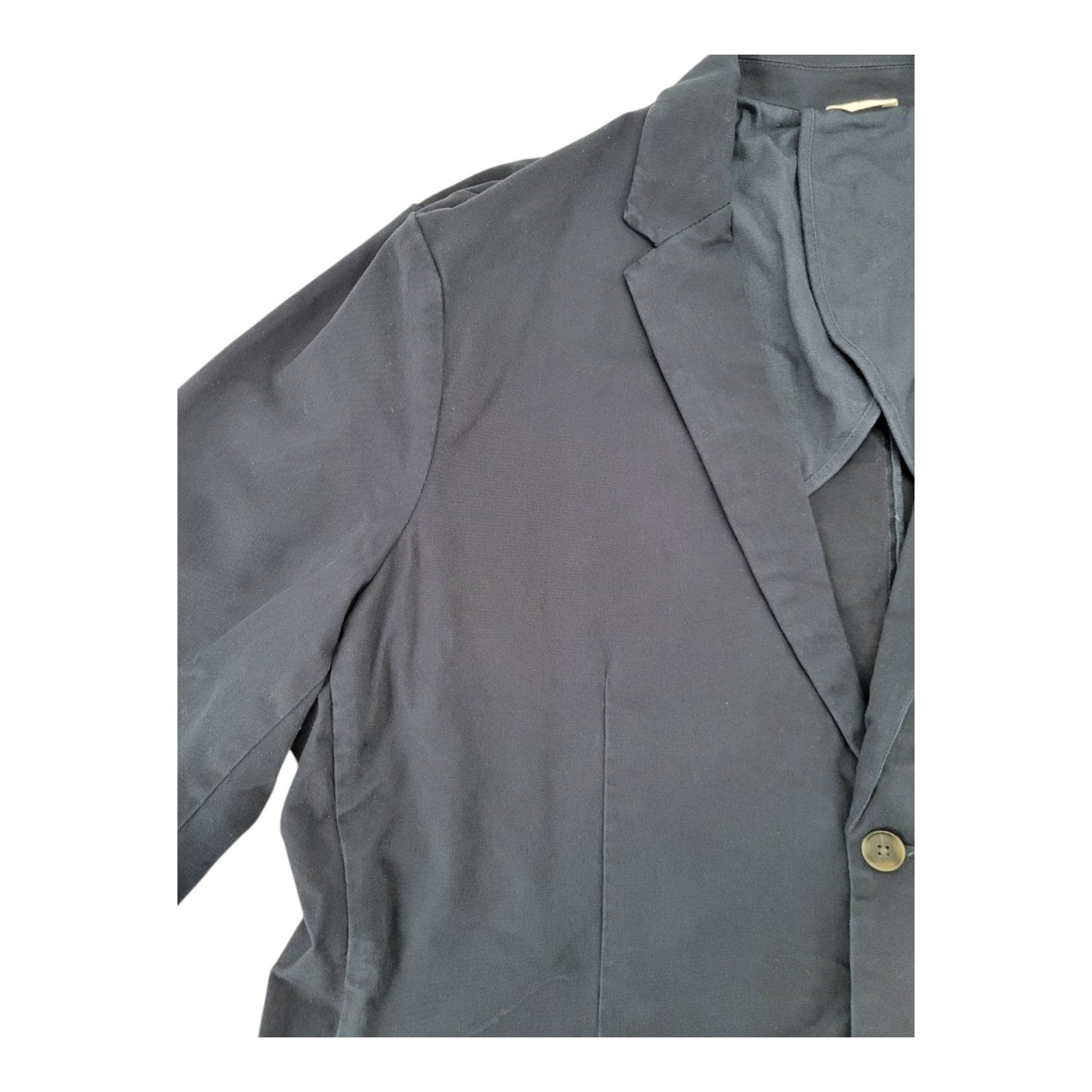 Goodthreads Men's Navy 2-Button Blazer Jacket Casual Cotton Size XXL Tall