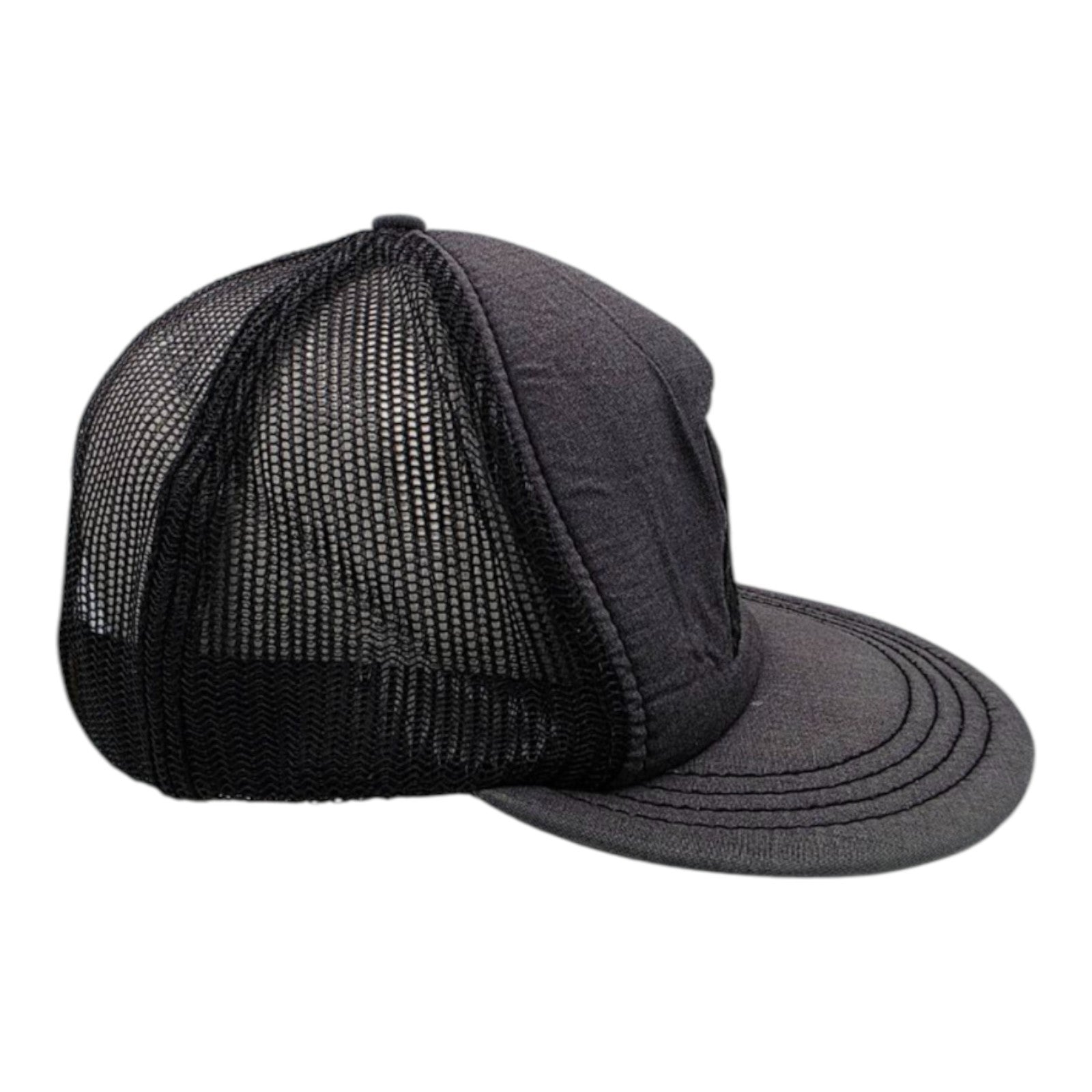 Vintage Starter Snapback Cap Mesh Hat Gray Black Logo One Size