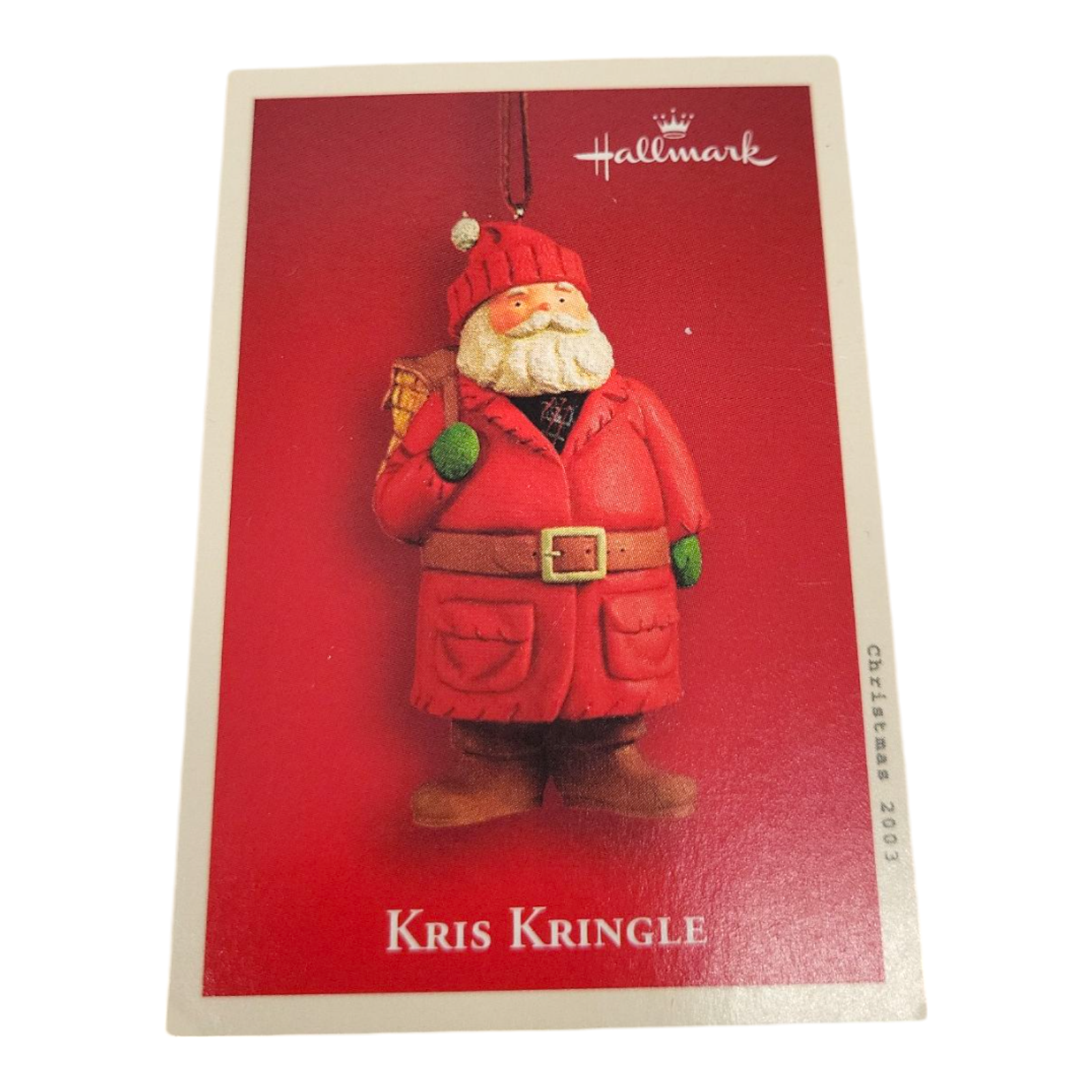 2003 Hallmark Keepsake Kris Kringle Christmas Tree Ornament Santa Claus