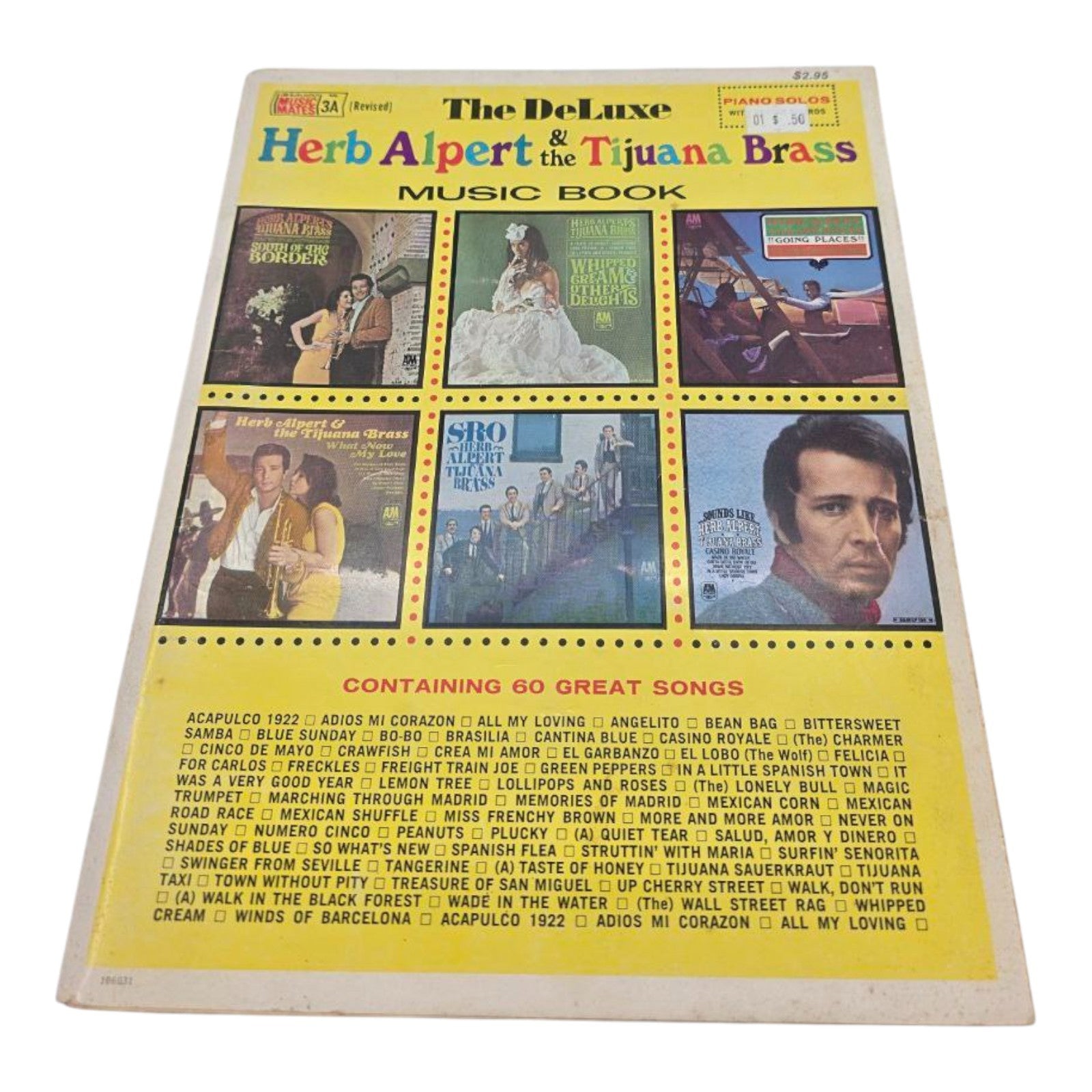 The Deluxe Herb Alpert & the Tijuana Brass Music Book Piano Solos 60 Songs