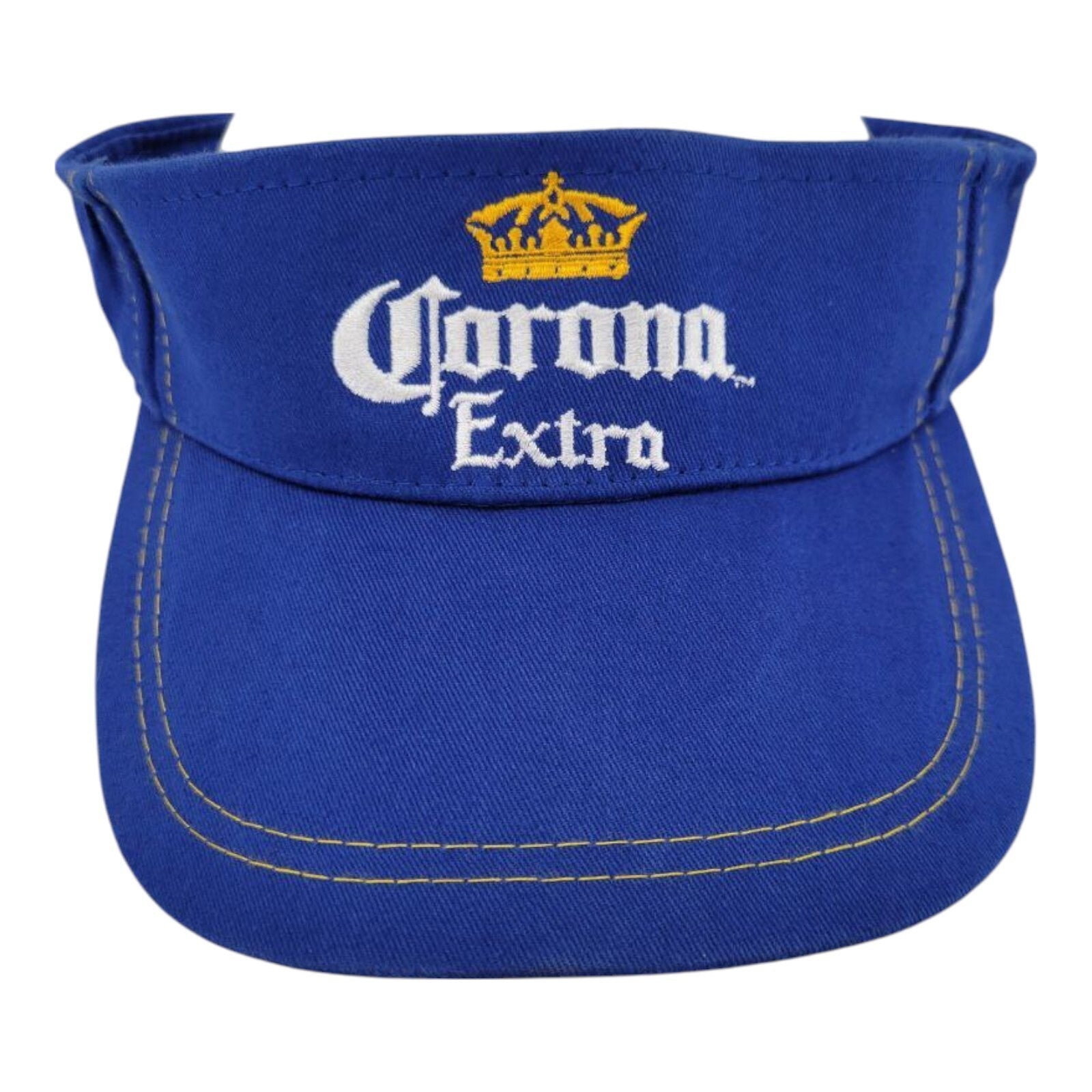 Corona Extra Beer Visor Blue Adjustable Sun Protection Sun Hat Beach Golf Cap