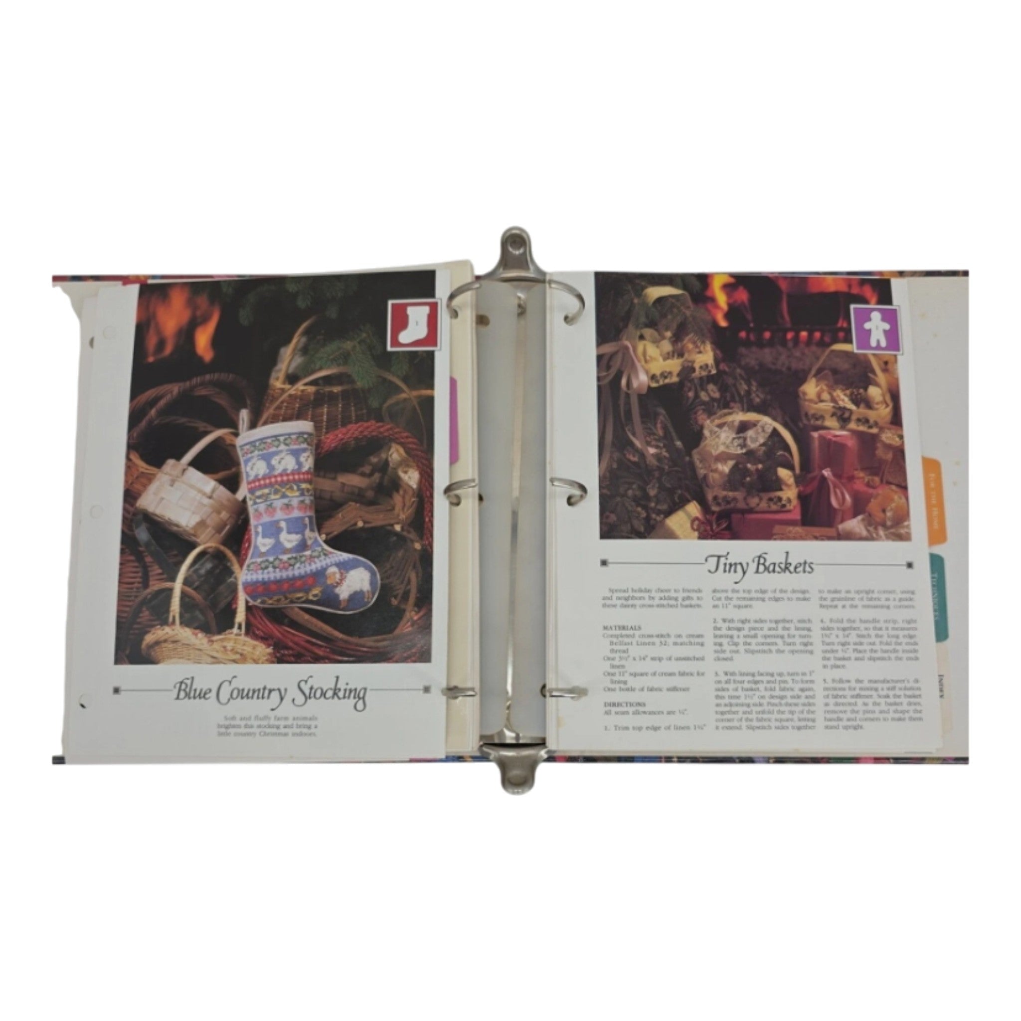 The Vanessa-Ann Collection Christmas in Cross-Stitch Binder by Oxmoor House