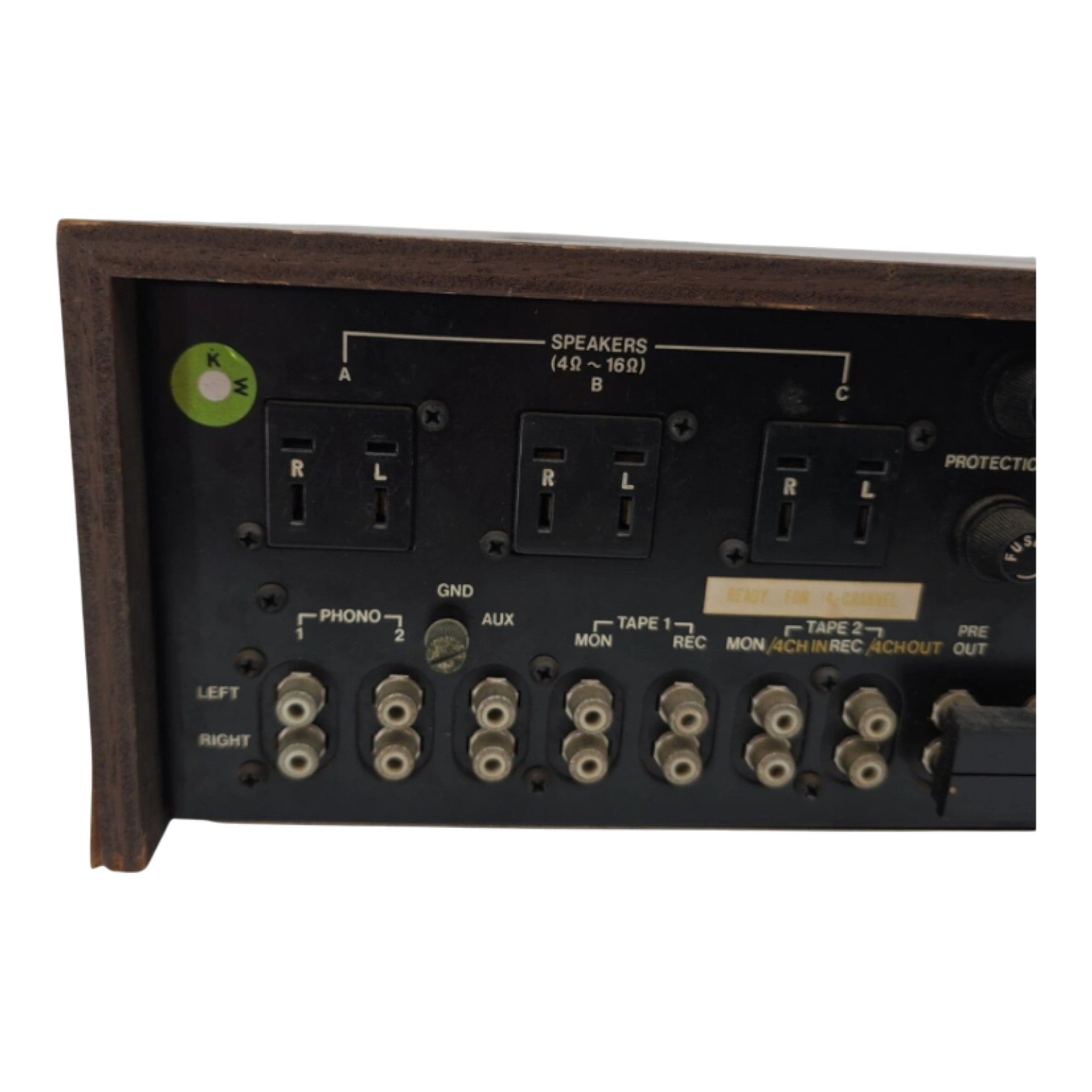 Pioneer SX-626 Vintage Stereo Receiver For Parts/Non Working Wood Case Japan