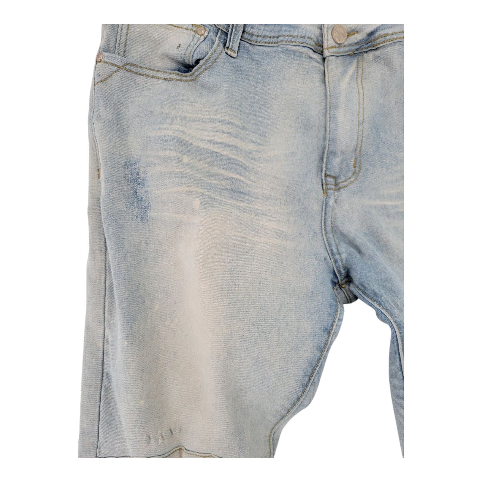 Switch Remarkable Moto Slim Taper Fit Jeans Streetwear Mens 38x32