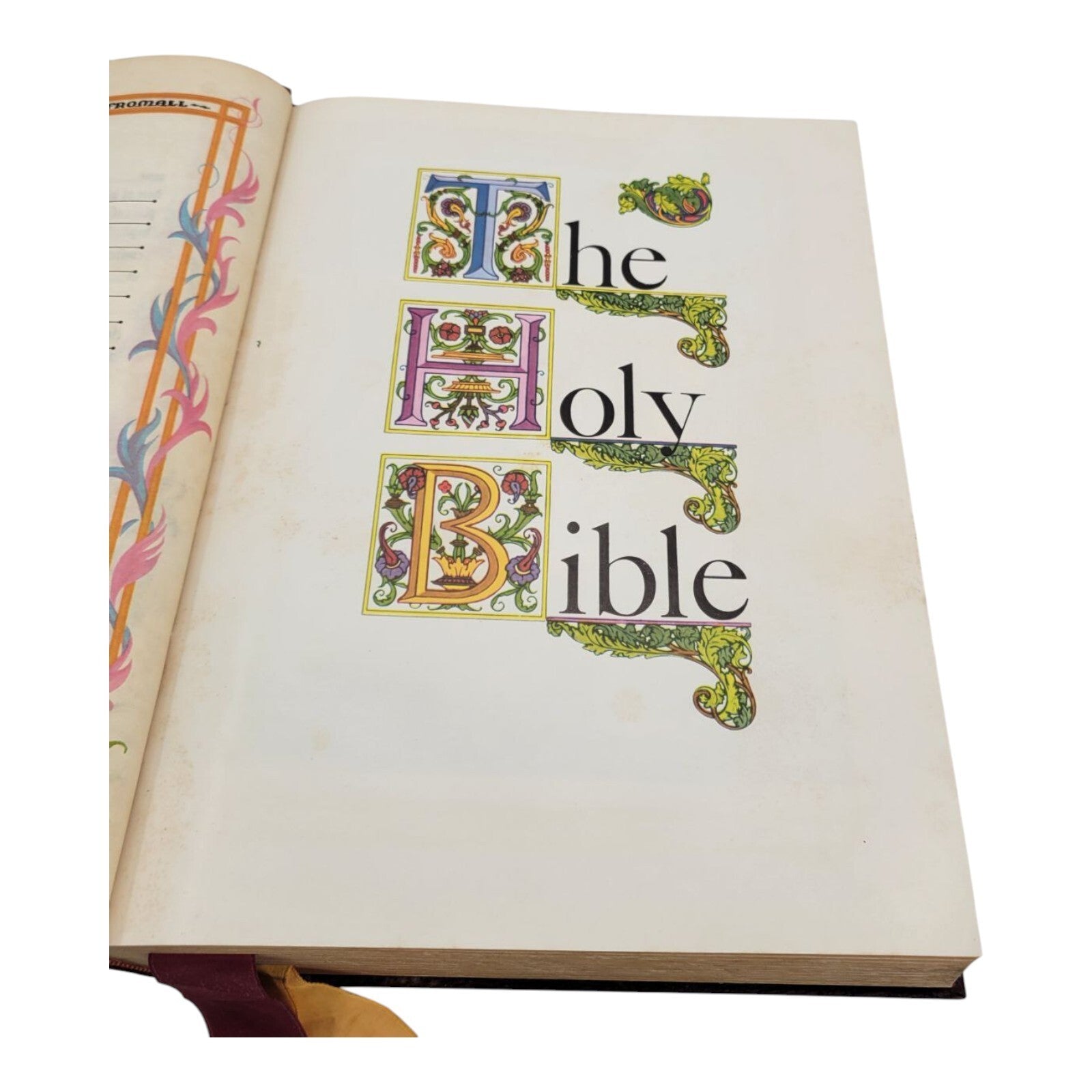 Holy Bible King James Version 1962 Red Cover Religious Institute of America