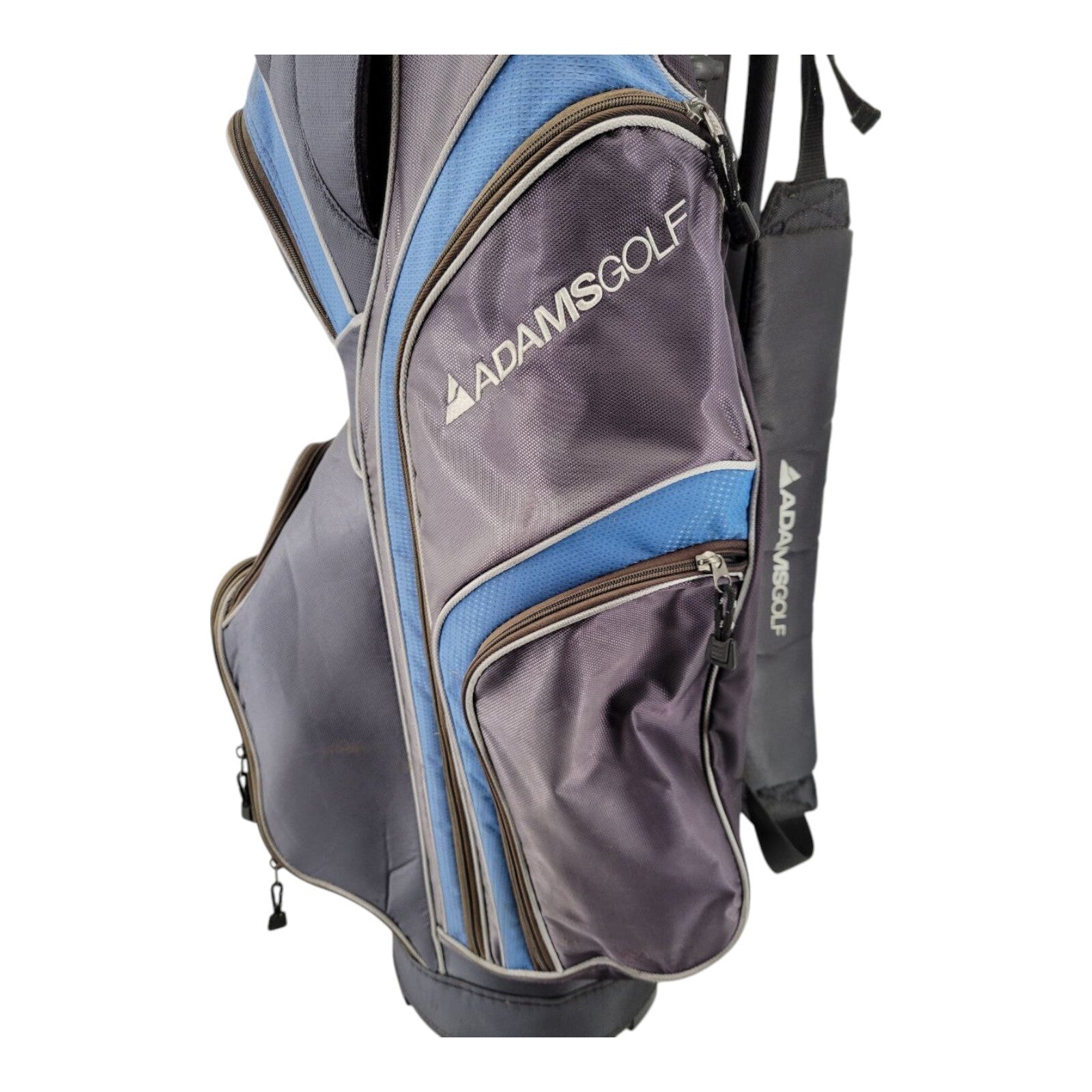 Adams Golf Idea A7OS Gray Blue 14 Way Cart Golf Bag Golf Bag