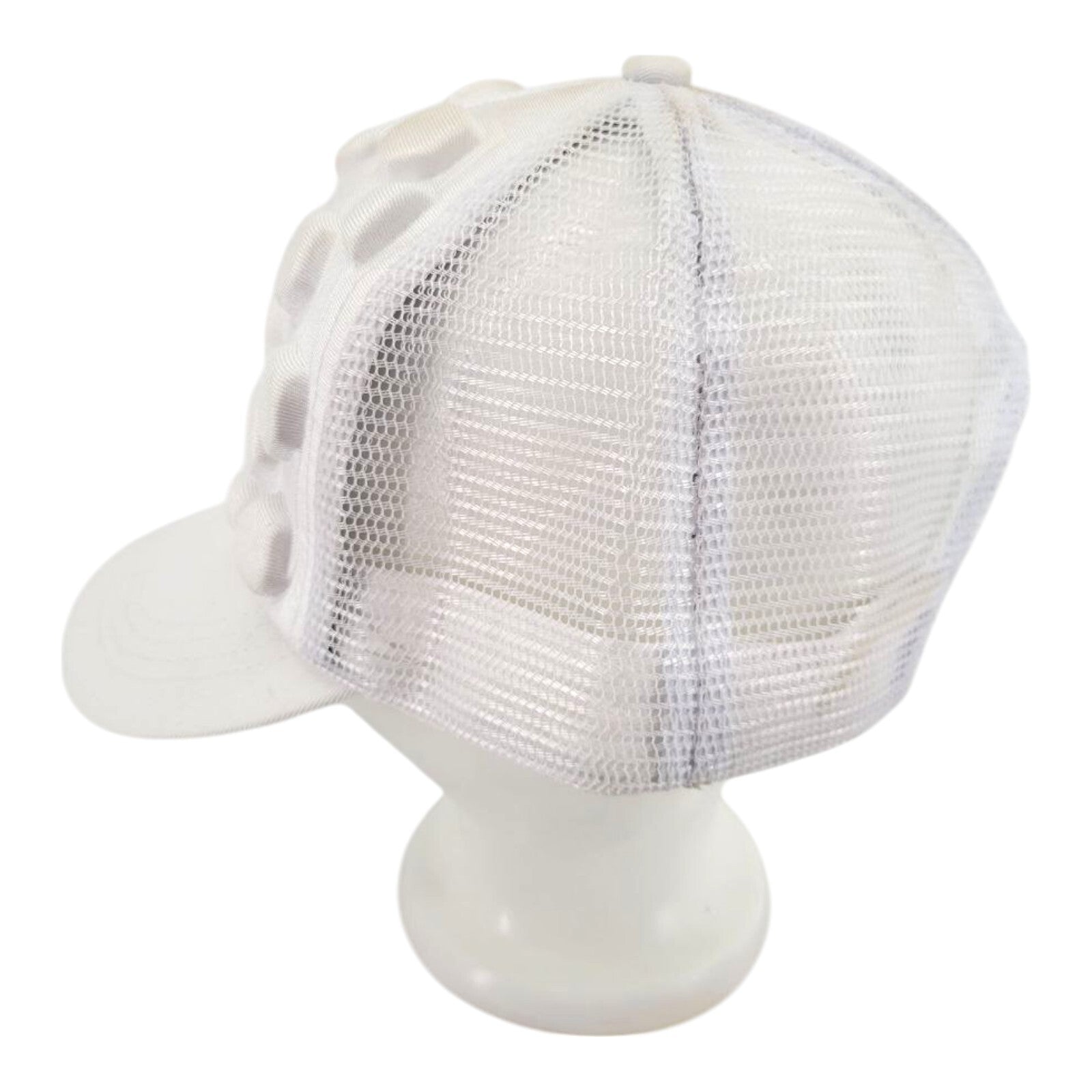 Guardian White Snapback Trucker Hat 3D Foam Mesh Panel Cap Adjustable