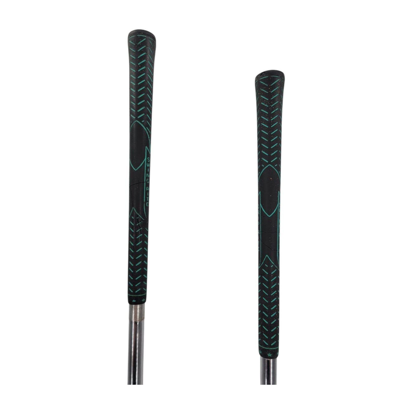 Wilson Staff II Mens RH Driver and 4 Wood Steel Shafts Original Swing Rite Grips