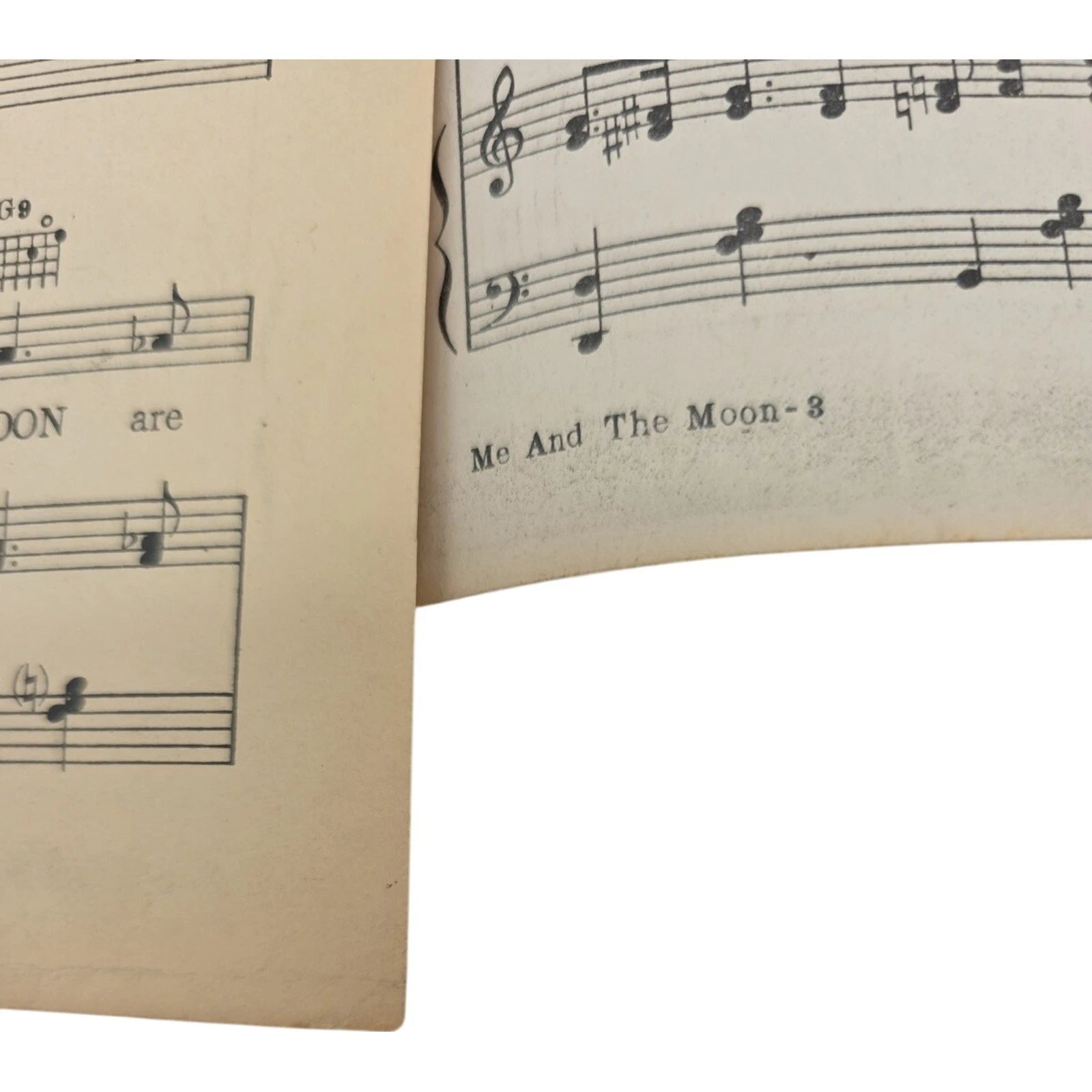 Me and the Moon 1936 Vintage Sheet Music Walter Hirsch Lou Handman Dick Stabile