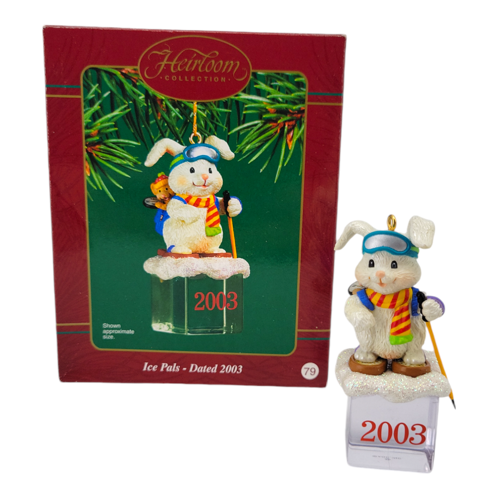 2003 Carlton Cards Heirloom Collection Ice Pals Ornament Twelfth in Series