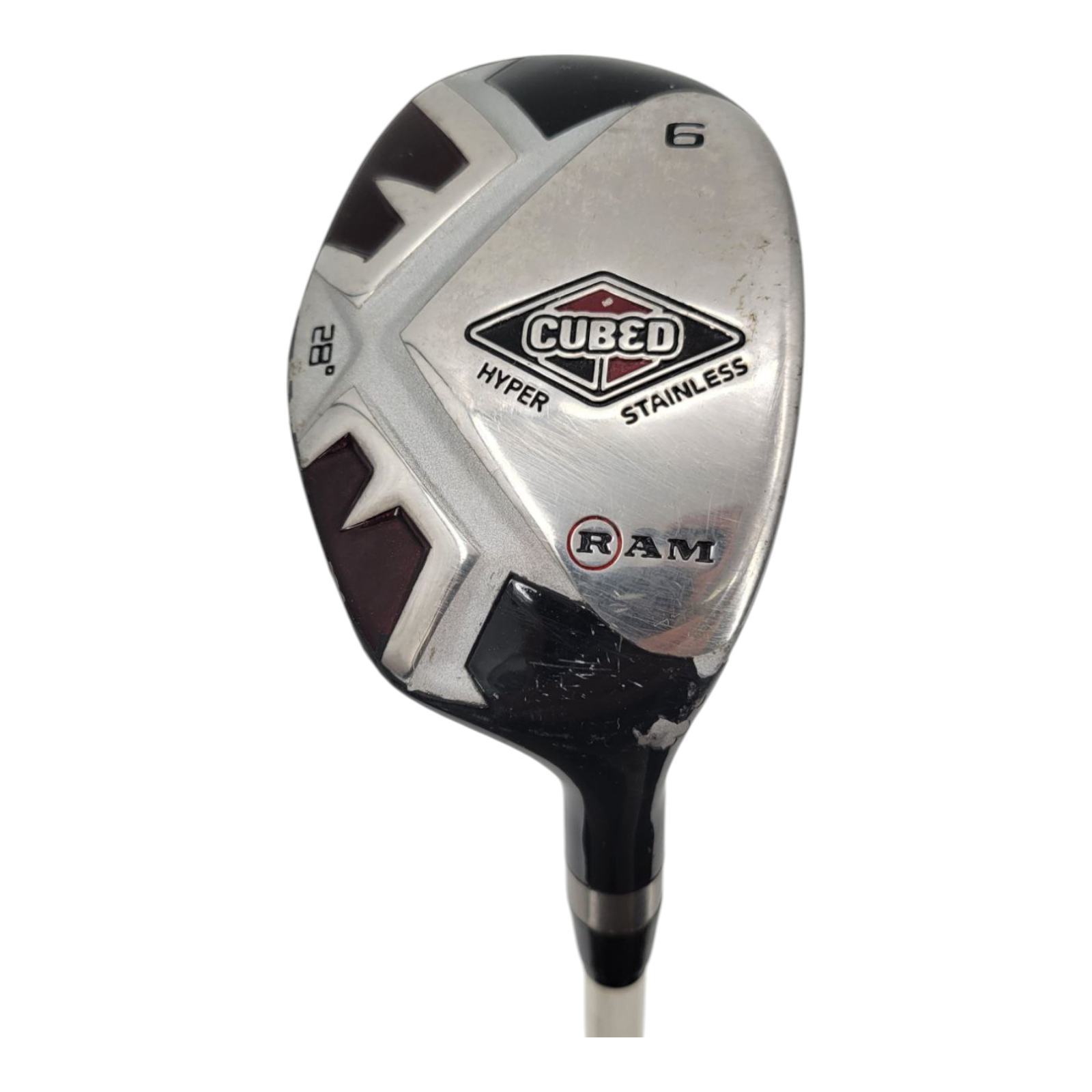 Ram Cubed Hyper Stainless 28° 6 Hybrid Mens RH Graphite Shaft 38.5"