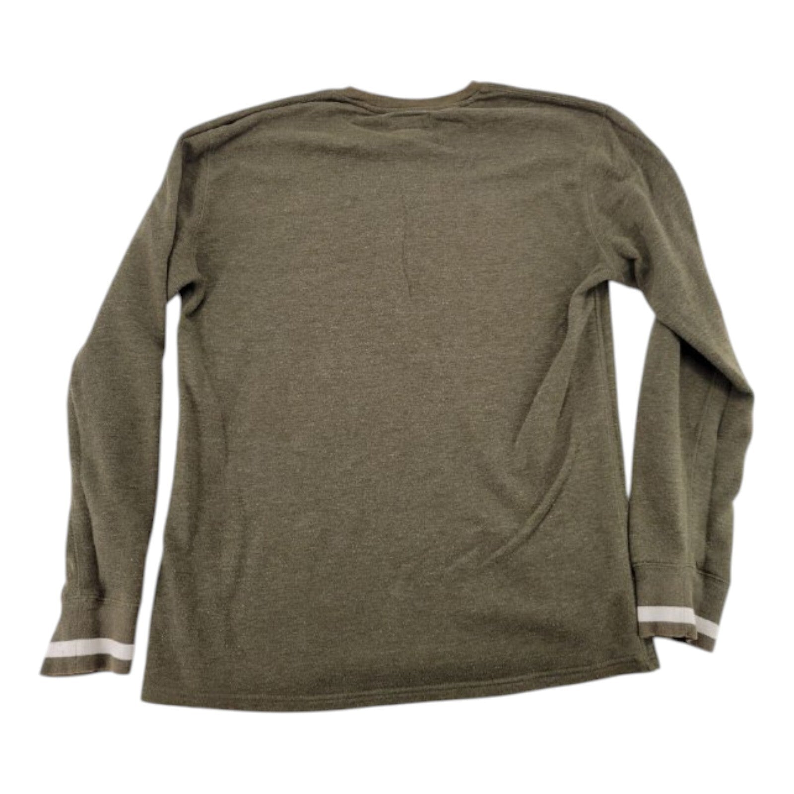 Polo Ralph Lauren Green Fleece Pullover Shirt Mens Sleepwear Long Sleeve Size L