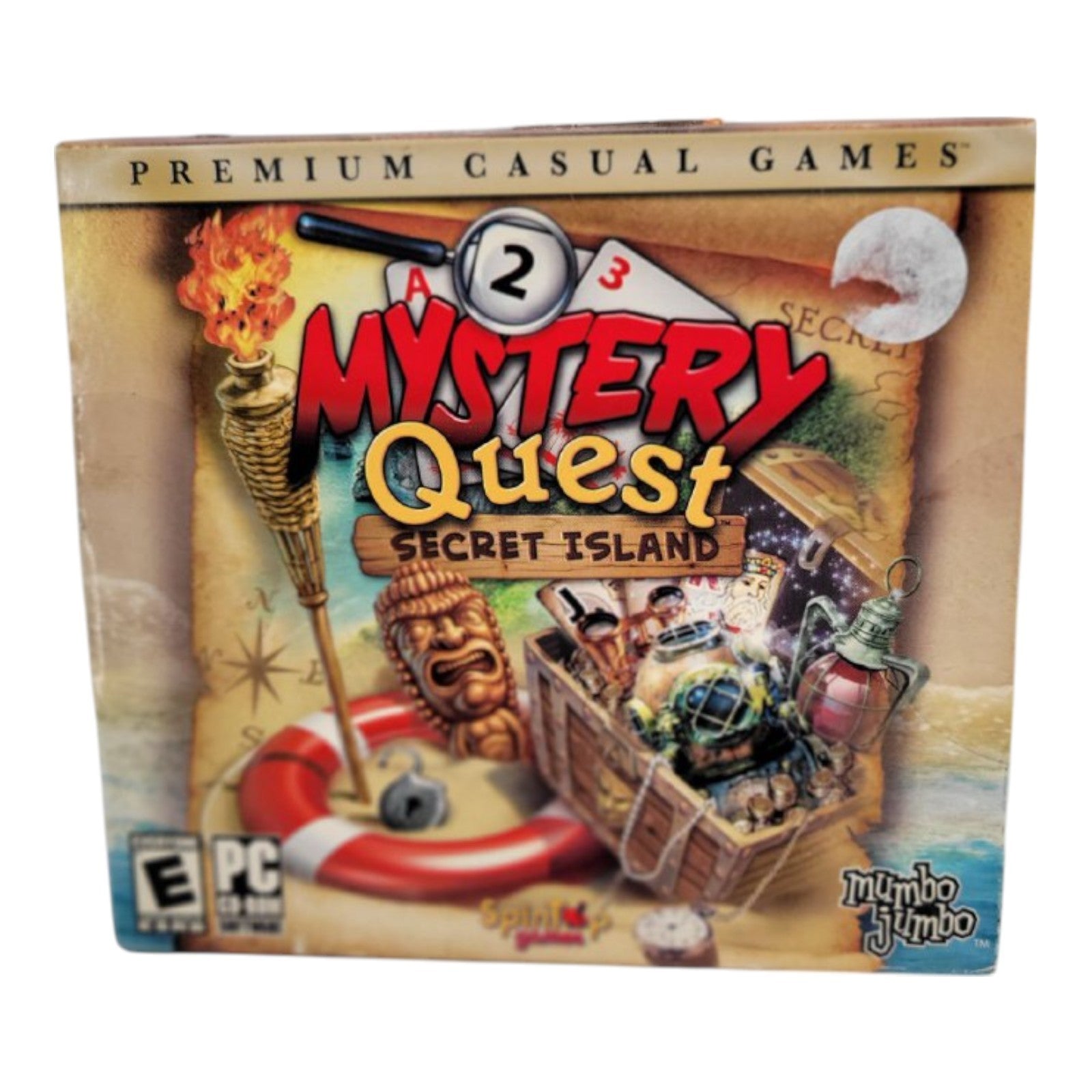 Mystery Quest Secret Island PC CD Rom Game Windows 98SE/ME/XP/Vista Disk Only