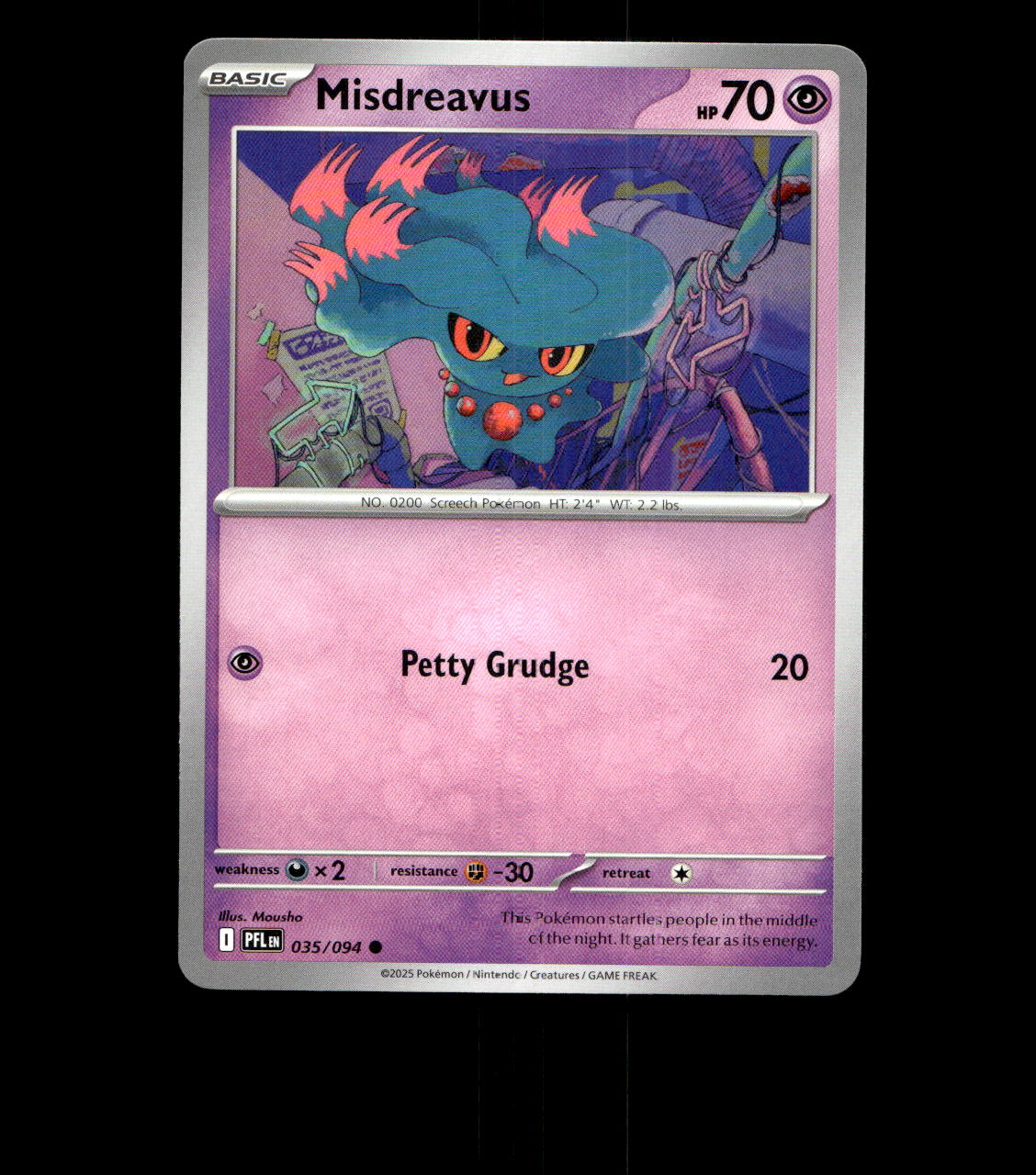 Misdreavus – 035/094 – Phantasmal Flames – Near Mint
