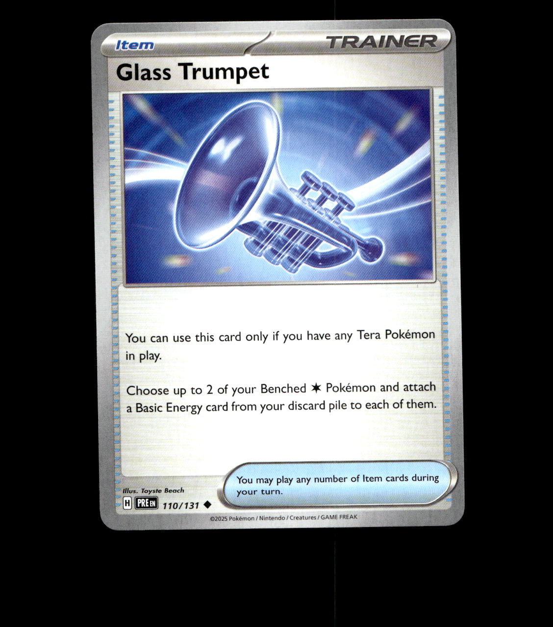 Glass Trumpet - 110/131 - Prismatic Evolutions - Near Mint