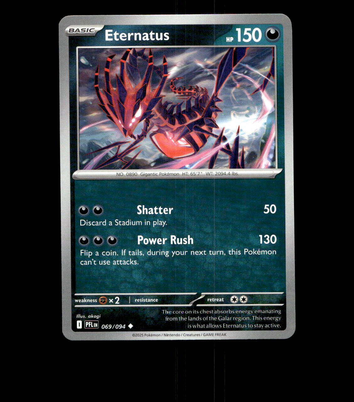 Eternatus – 069/094 – Phantasmal Flames – Near Mint