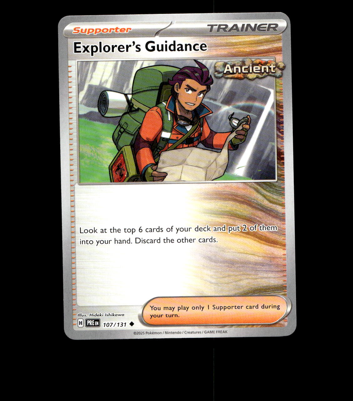 Explorer’s Guidance - 107/131 - Prismatic Evolutions - Near Mint