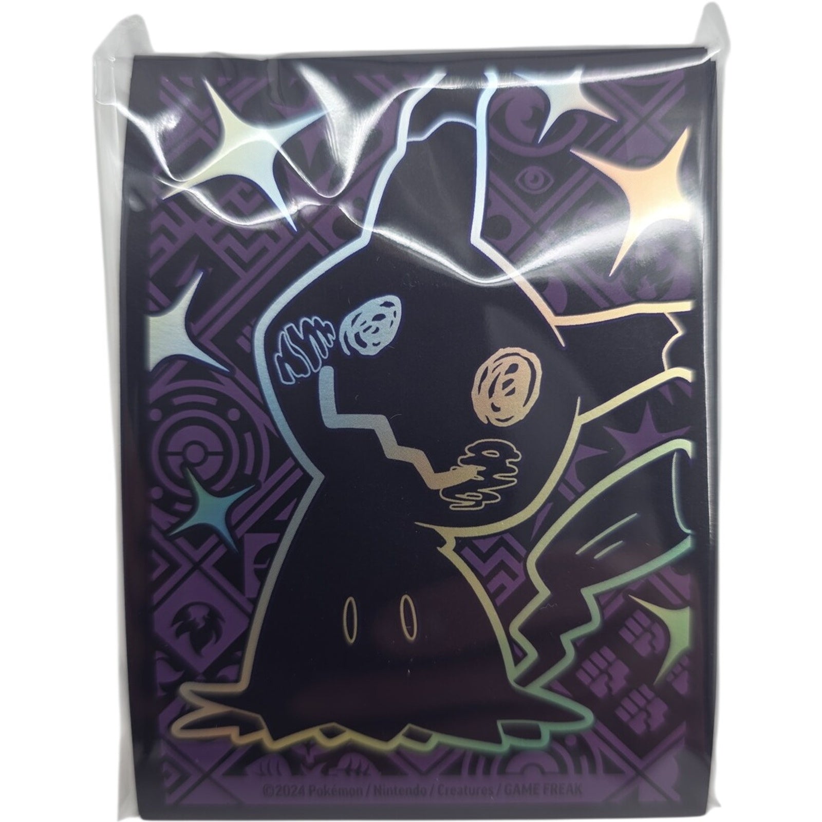Pokemon TCG Paldean Fates Mimikyu ETB Card Sleeves Deck Protector 65 Ct 2024