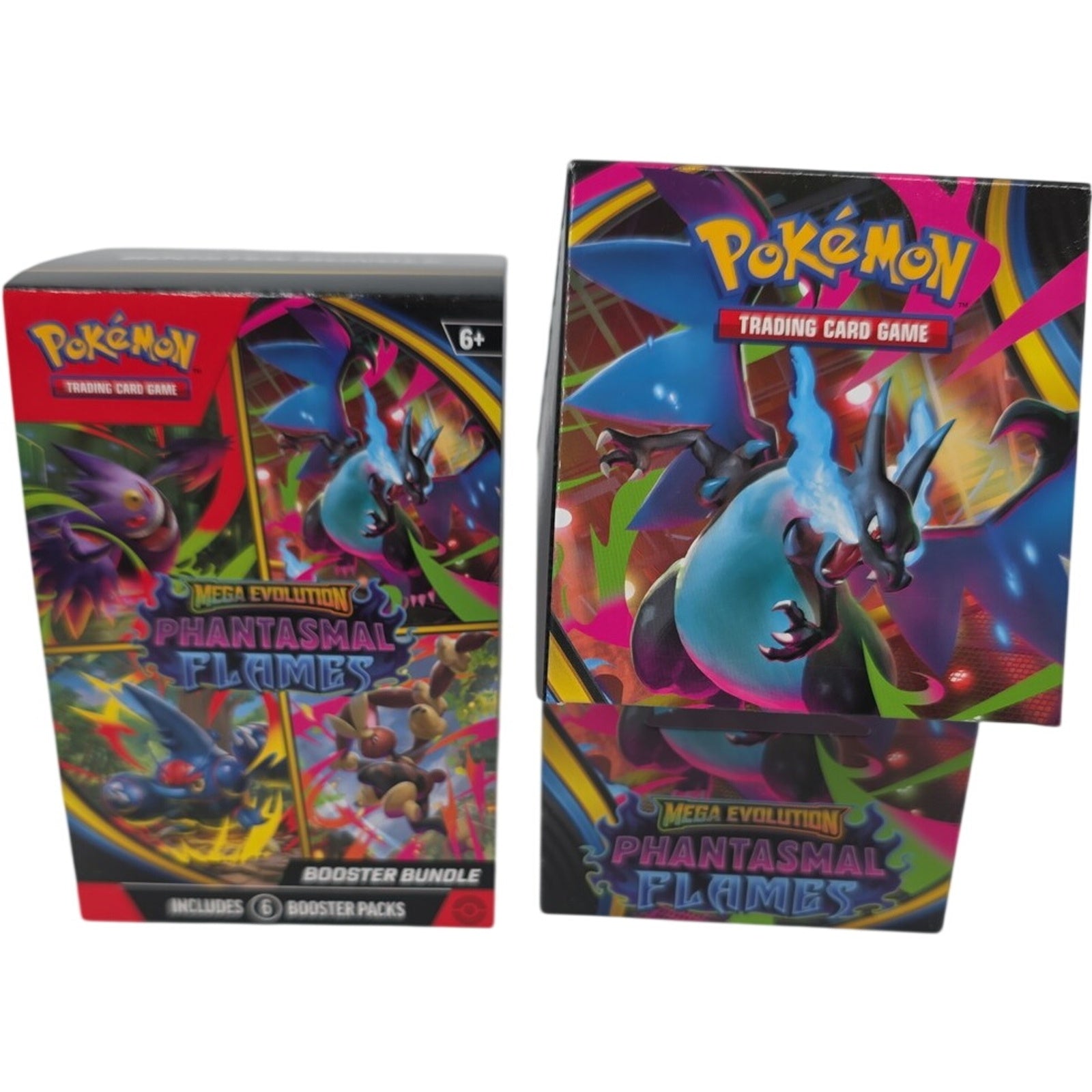 Pokemon TCG Mega Evolution Phantasmal Flames Booster Bundle Box EMPTY