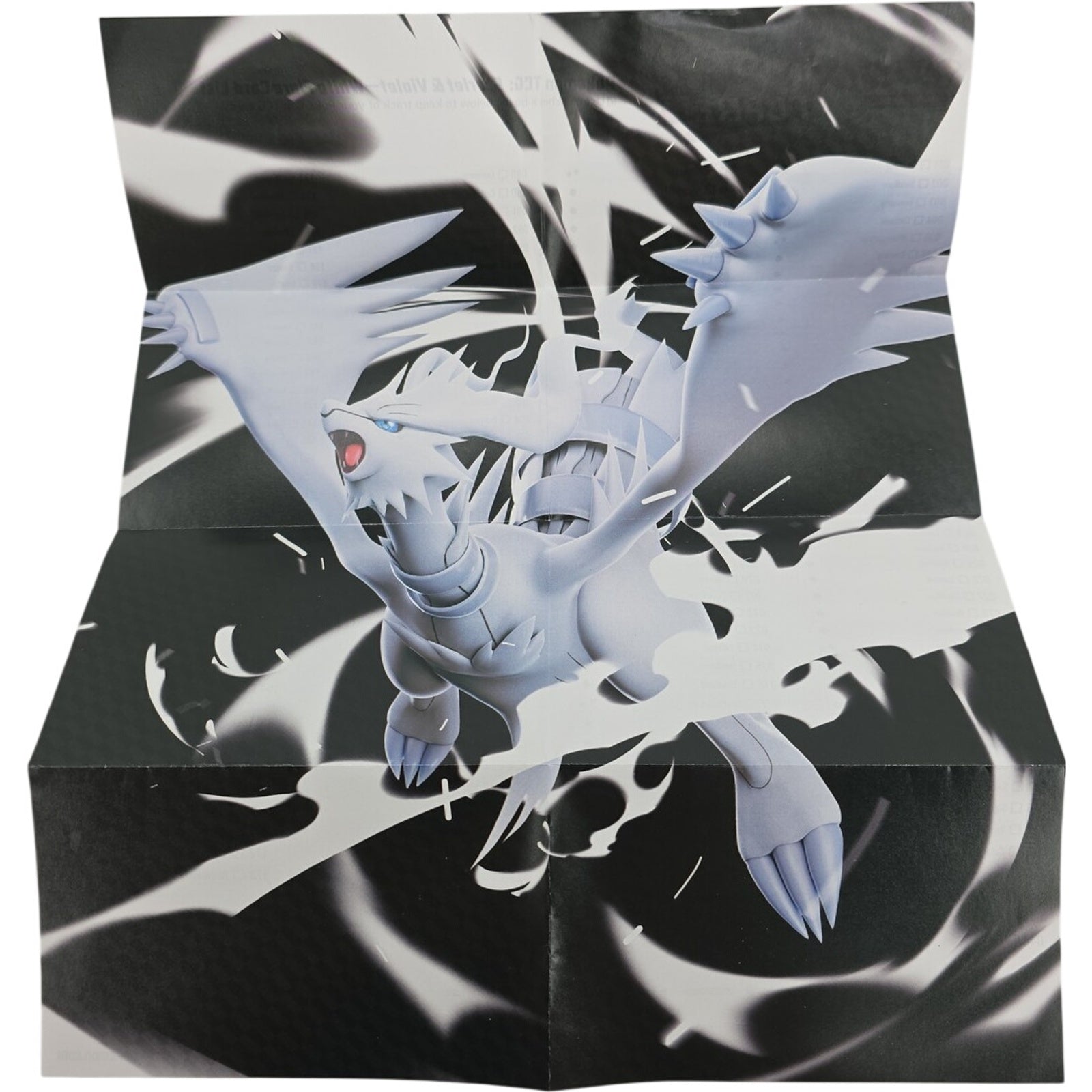 Pokemon TCG Scarlet & Violet White Flare Card List Mini Poster Checklist Guide