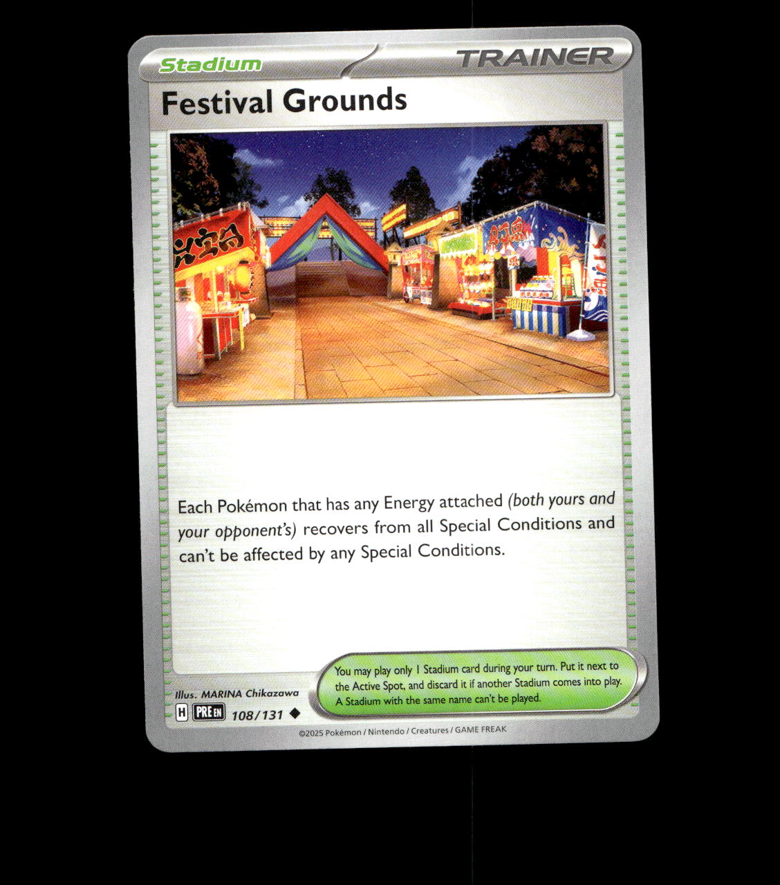 Festival Grounds - 108/131 - Prismatic Evolutions - Near Mint