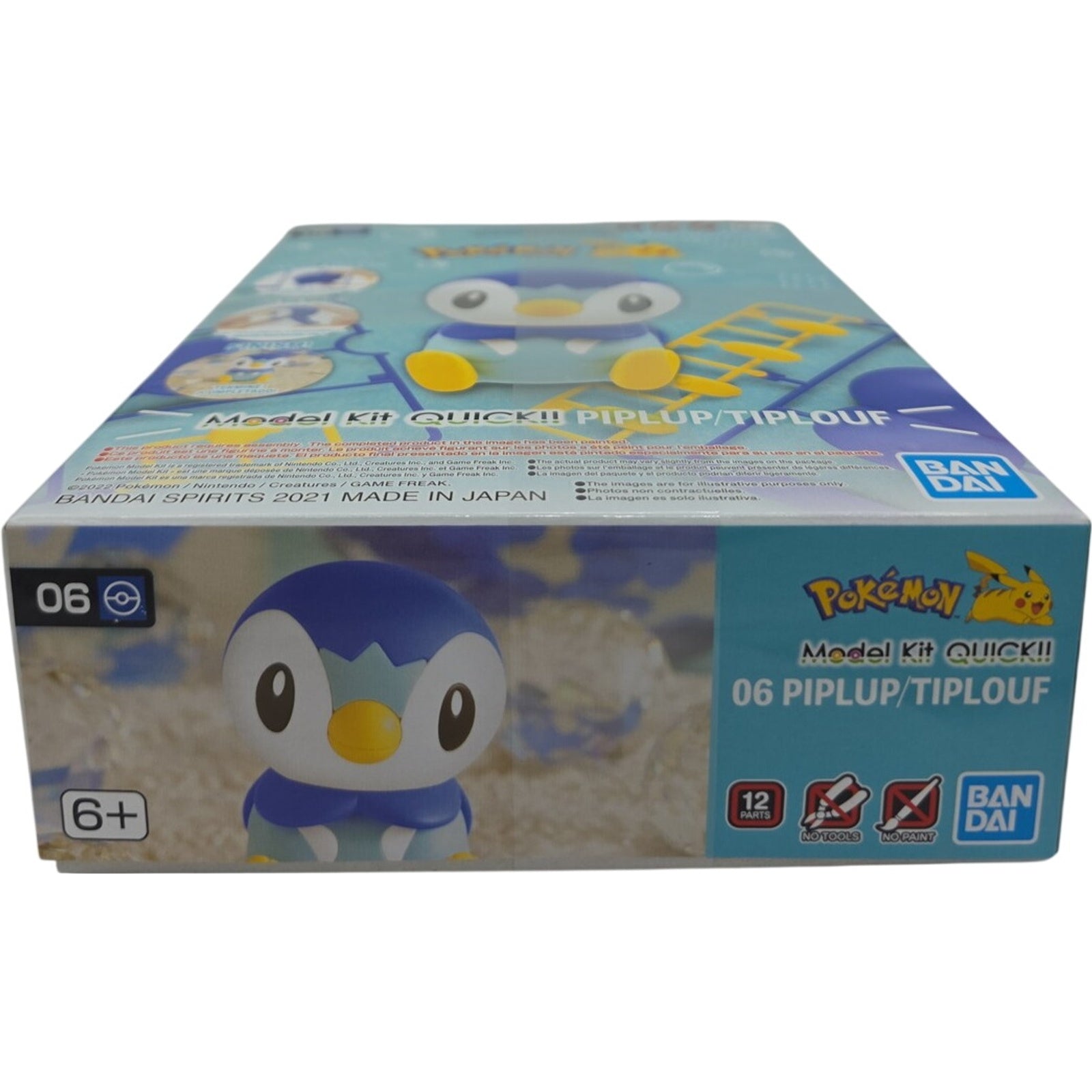 Bandai Pokemon Model Kit Quick Piplup Tipplouf 06 Easy Snap Build Figure