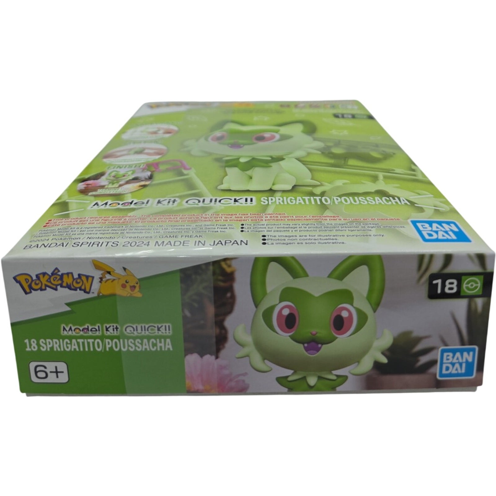 Bandai Spirit Pokemon QUICK!! 18 Sprigatito Plastic Model Kit Easy Snap Figure
