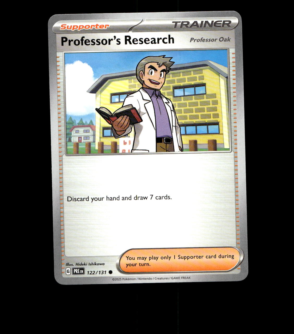 Professor’s Research (Professor Oak) - 122/131 - Prismatic Evolutions - Near Mint
