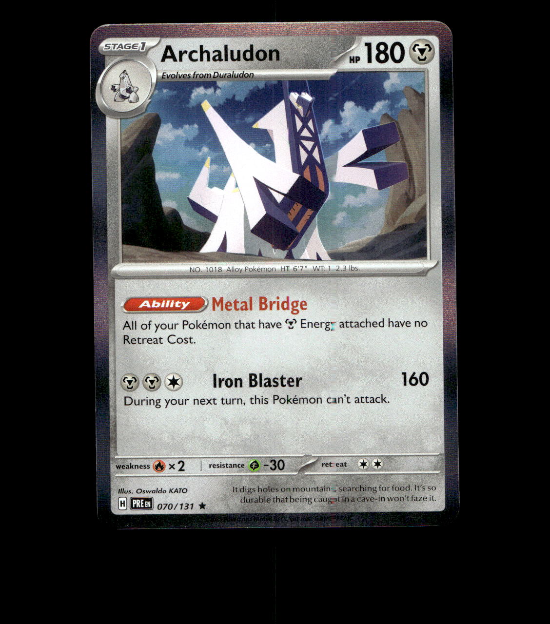Archaludon – 070/131 – Prismatic Evolutions – Near Mint