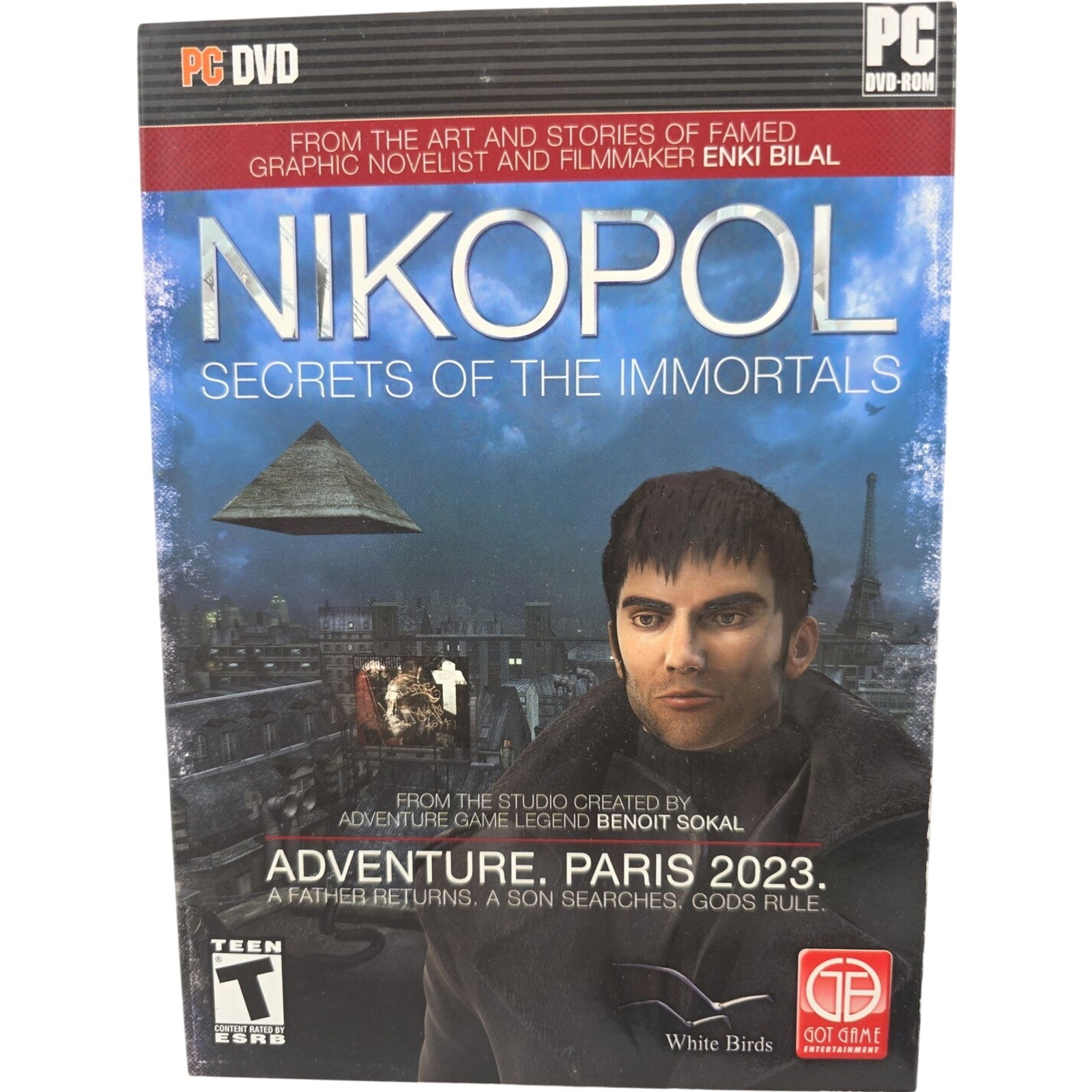 Nikopol Secrets of the Immortals PC 2008 Got Game Entertainment with Box Tested