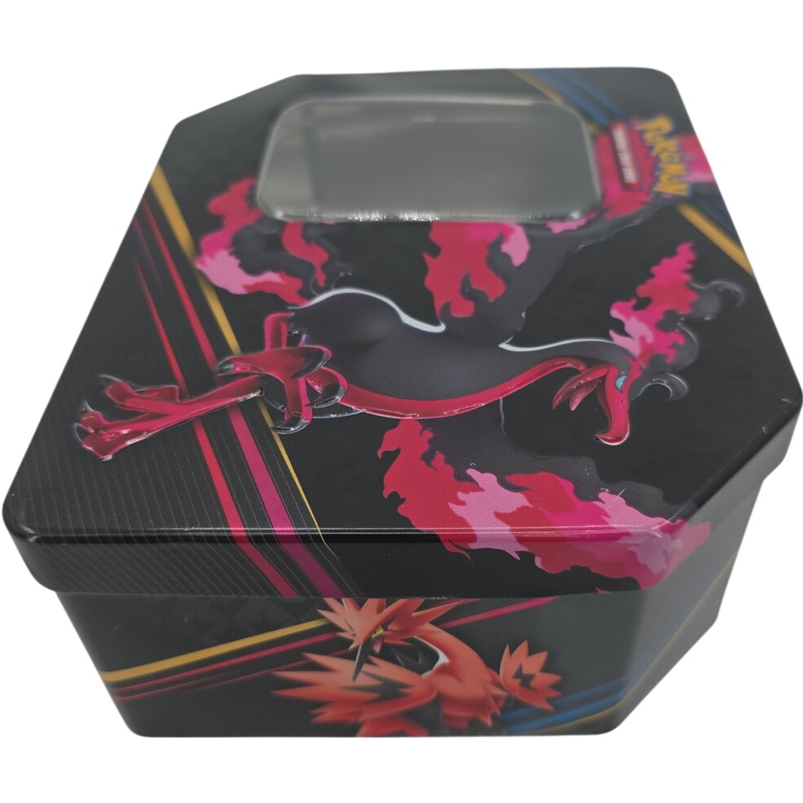 Pokémon TCG Crown Zenith Galarian Moltres Collector Tin EMPTY Storage Case
