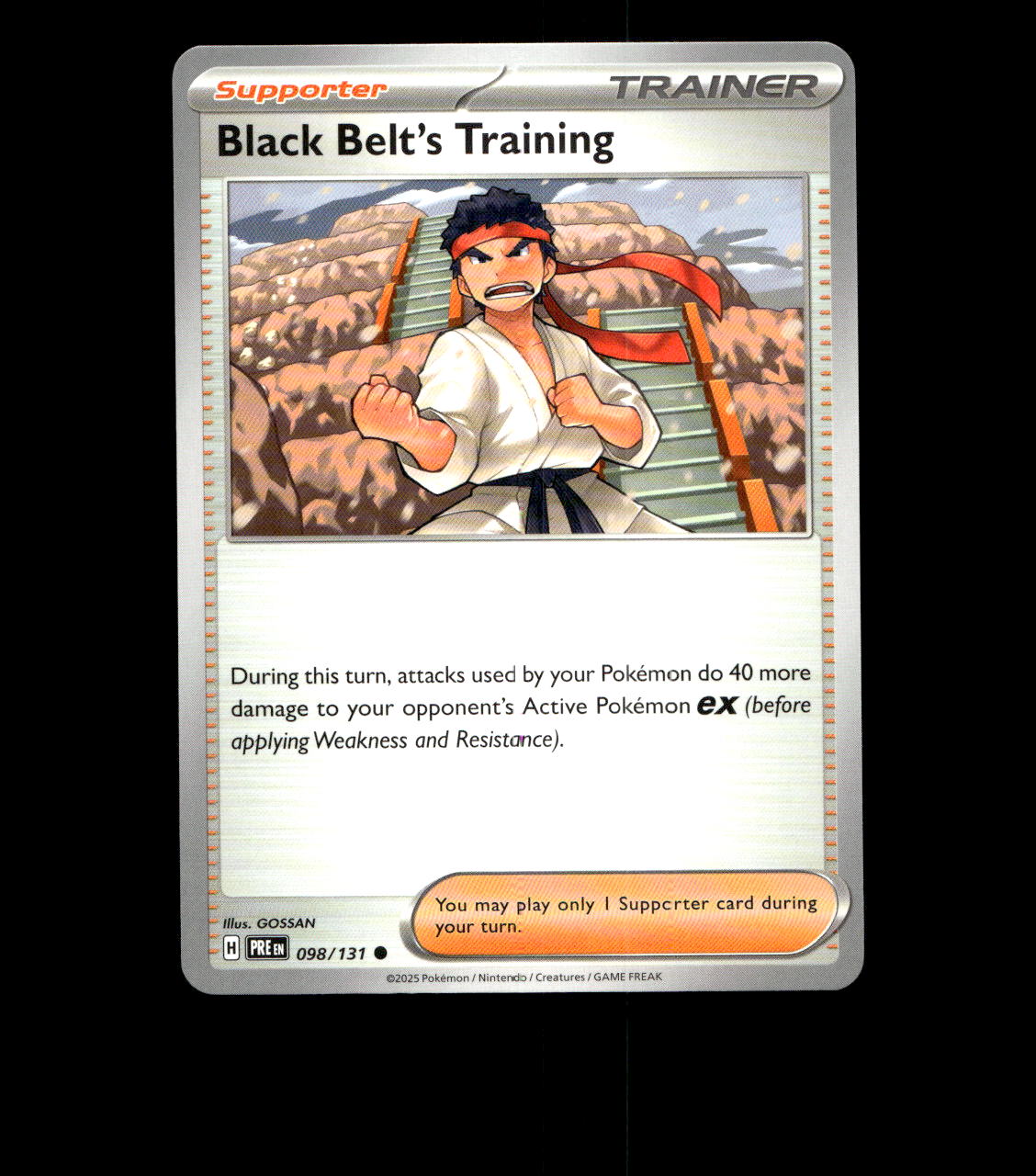 Black Belt’s Training – 098/131 – Prismatic Evolutions – Near Mint