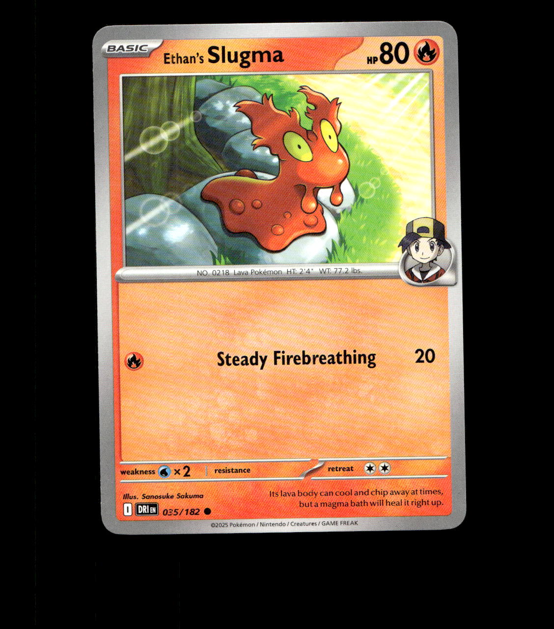 Ethan’s Slugma - 035/182 - Destined Rivals - Near Mint Non Holo