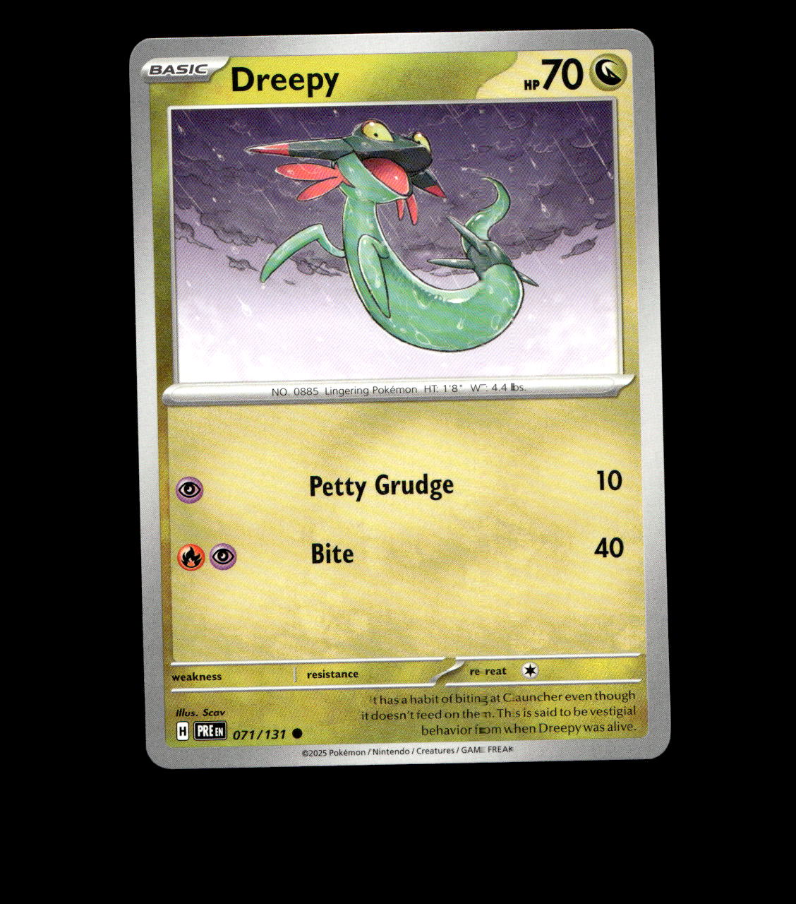 dreepy pokemon card value Dreepy - 071/131 - - PRISMATIC EVOLUTIONS - Pokemon - Common