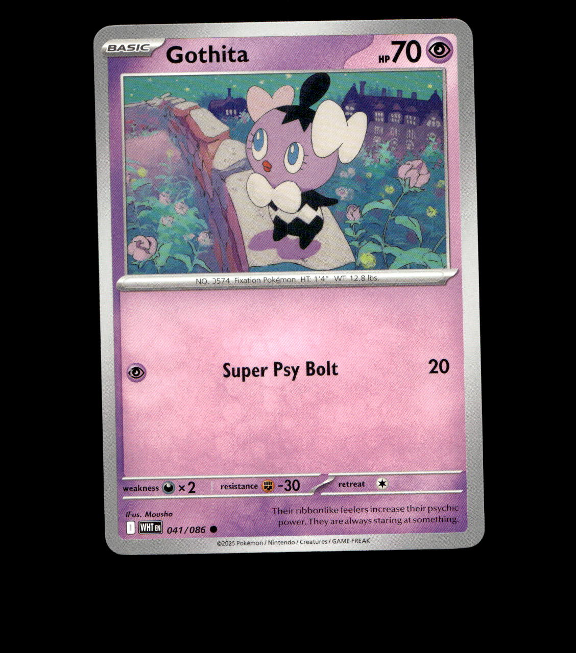 Gothita – 041/086 – White Flare – Normal – Near Mint