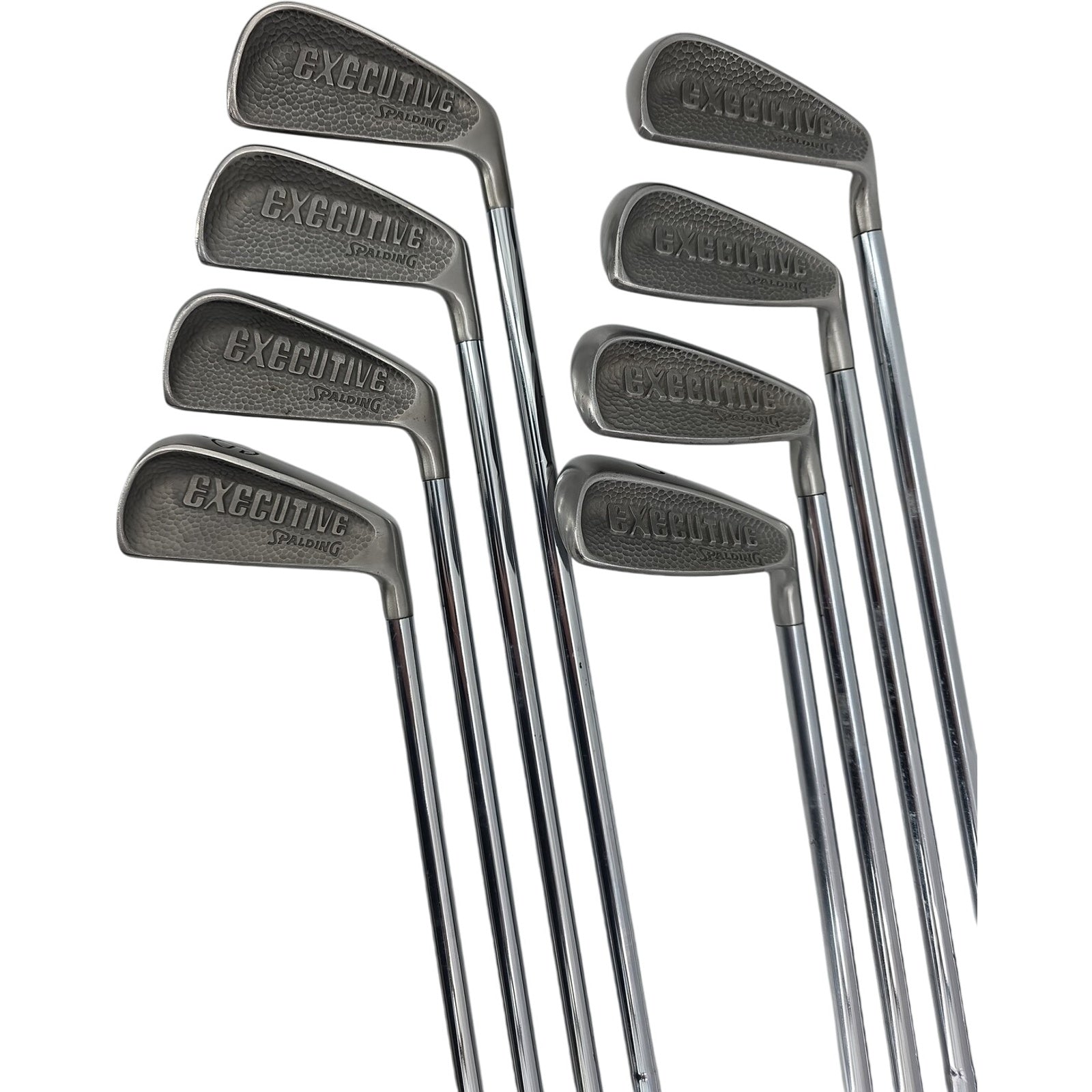 Spalding Executive Golf Club Irons Set 3-PW RH With Steel Shafts And Orig Grips