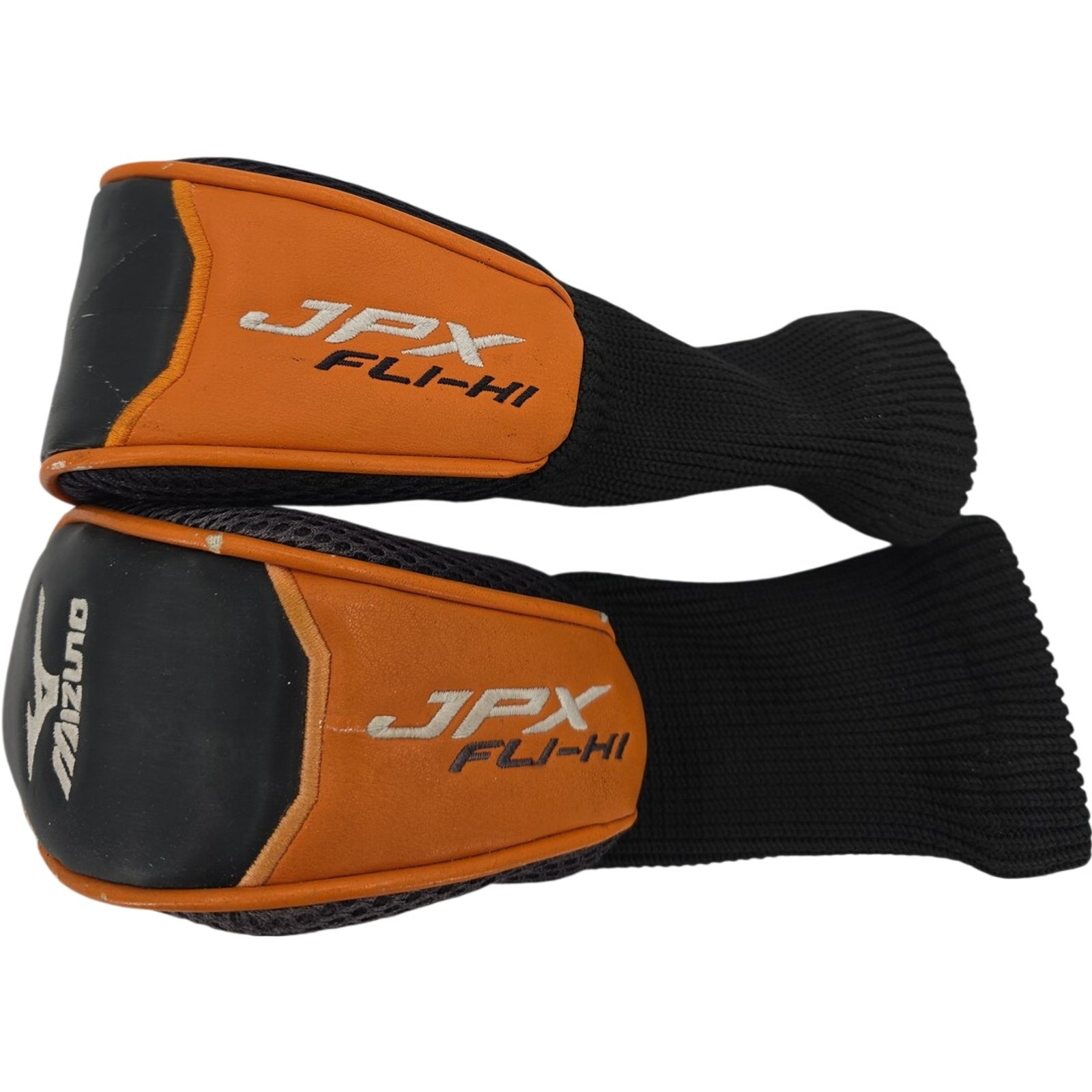 Mizuno JPX FLI-HI Golf Black/Orange Set of 2 Hybrid 5 & 6 Headcovers