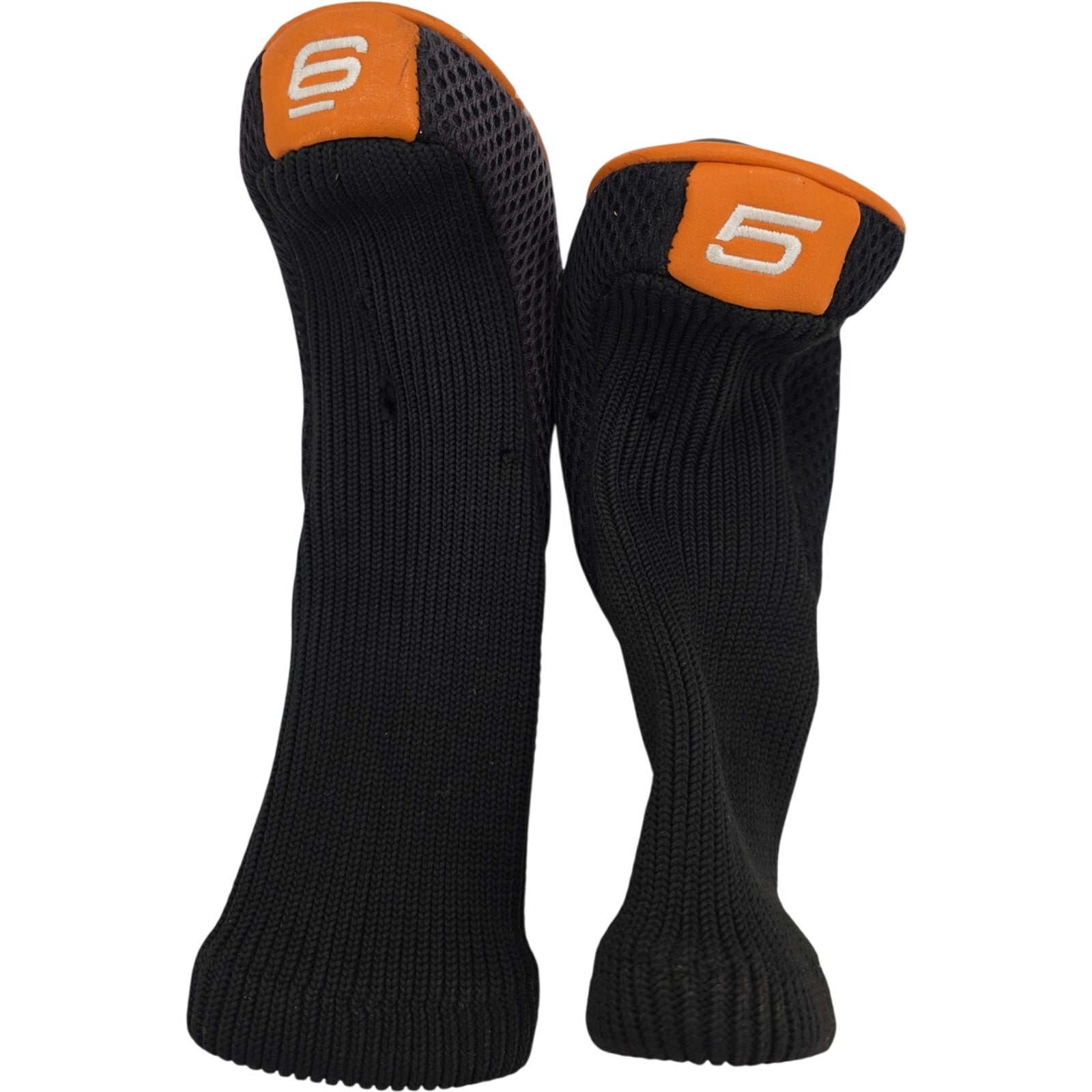 Mizuno JPX FLI-HI Golf Black/Orange Set of 2 Hybrid 5 & 6 Headcovers