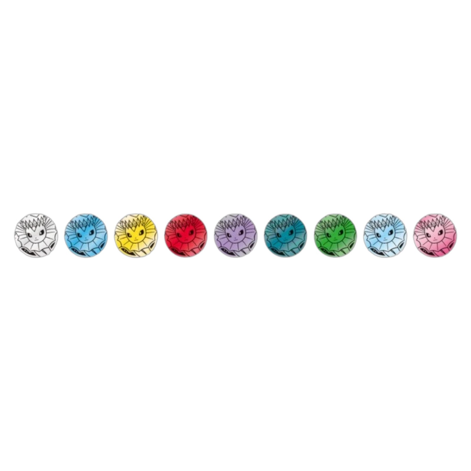 Pokemon TCG Chinese Terastal Gathering Coin Set Vaporeon