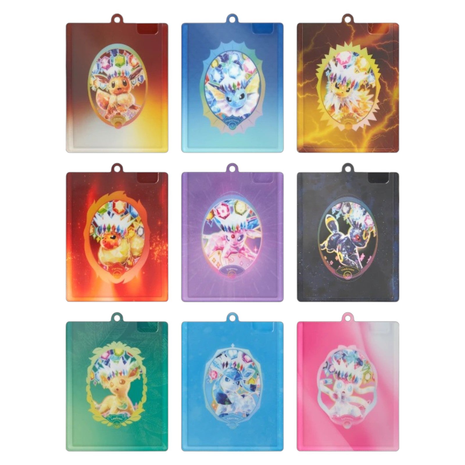 Pokemon TCG Chinese Terastal Gathering Quicksand Card Display Keychain