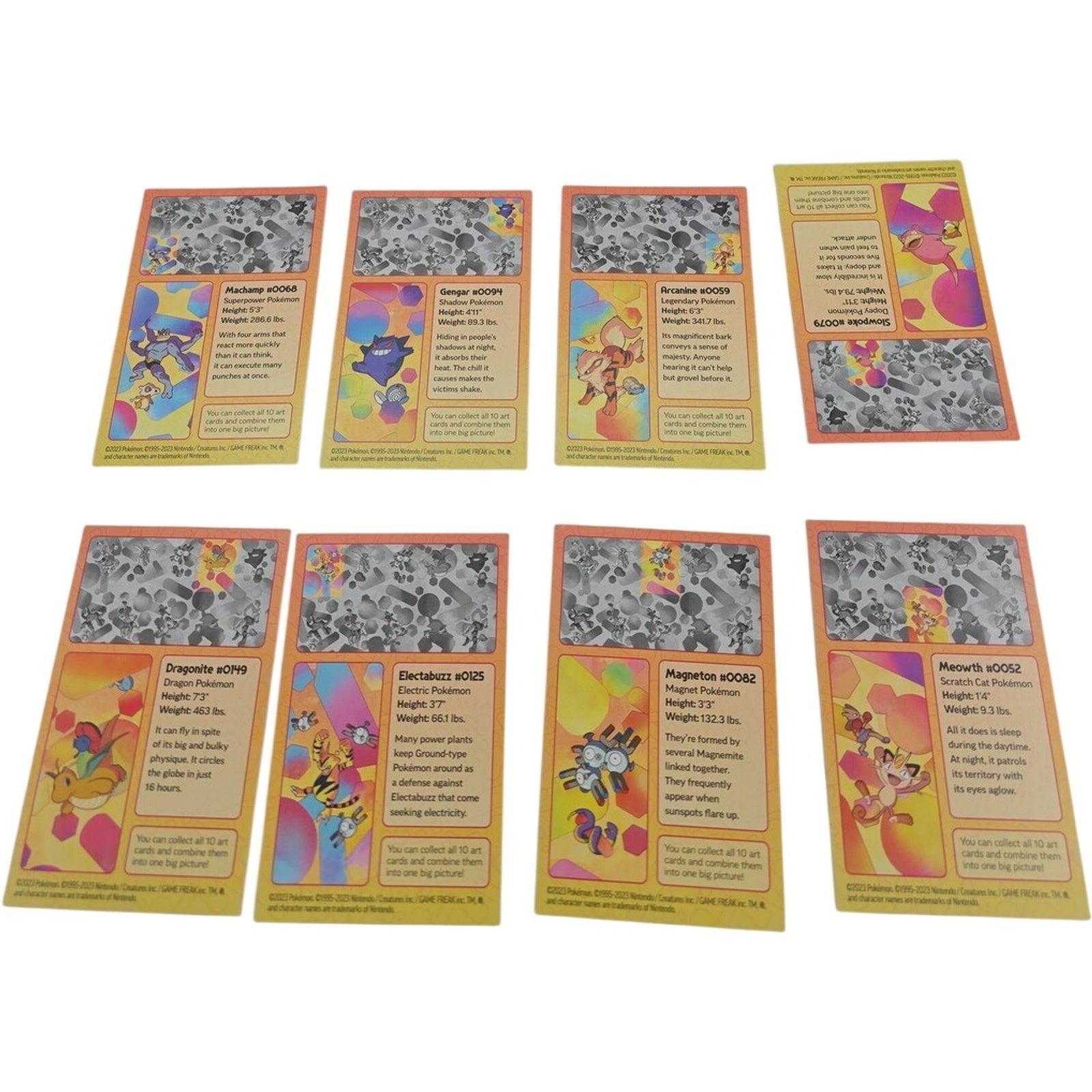 Pokémon 151 Mini Tin Art Card Full Set of 10