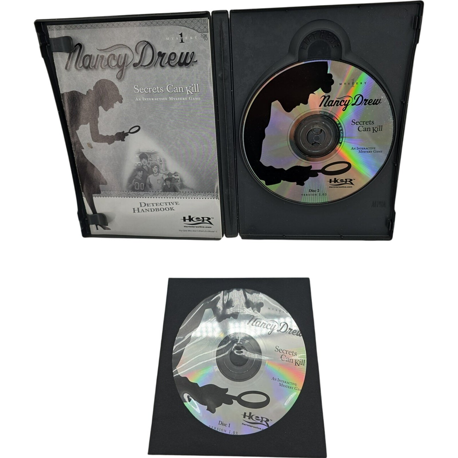 Nancy Drew Secrets Can Kill PC CD-ROM Mystery Adventure Game Tested & Working