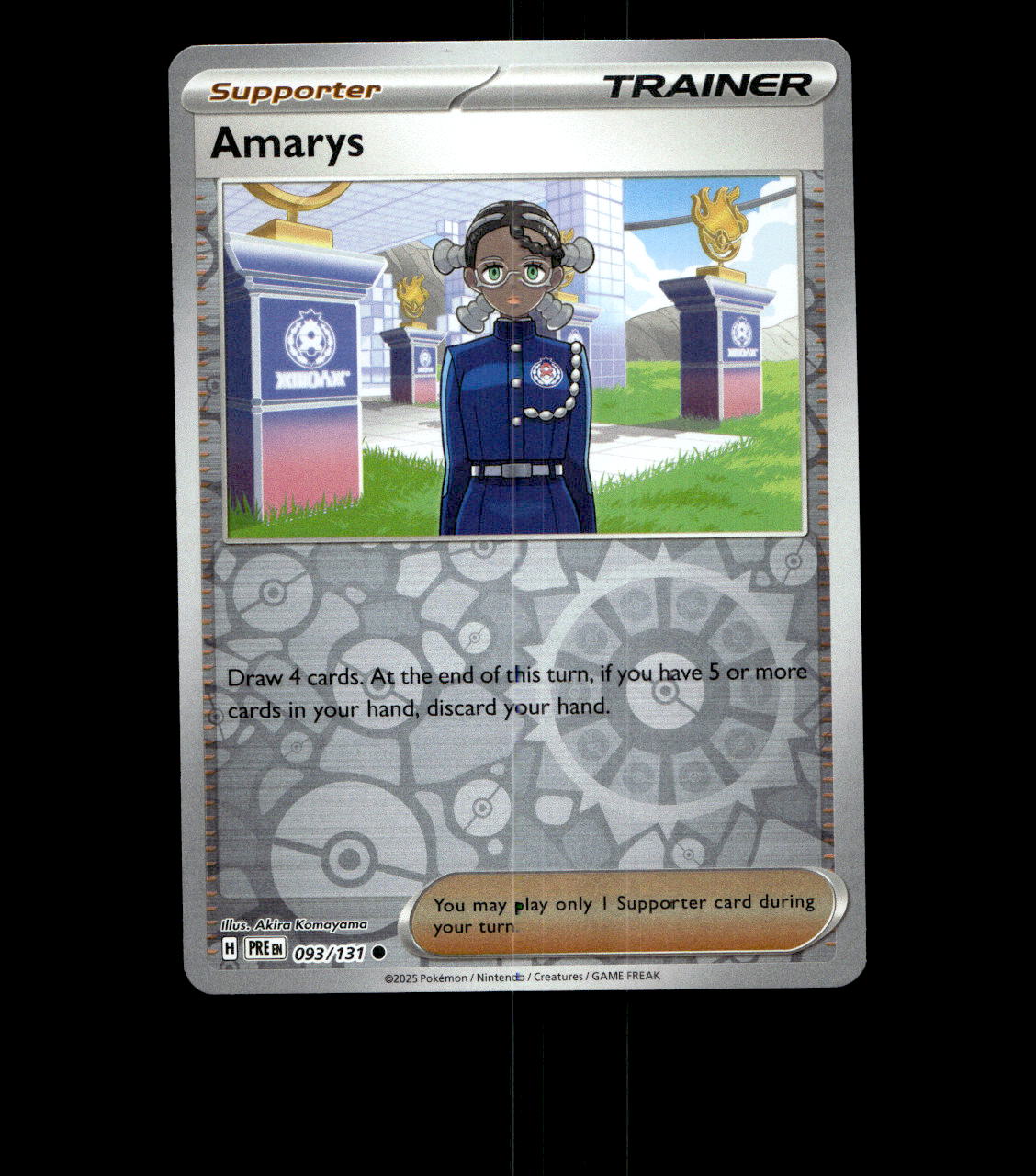 Amarys - 093/131 - Prismatic Evolutions - Near Mint Reverse Holofoil
