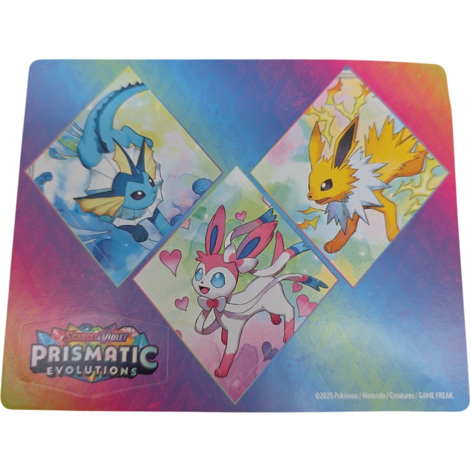 Pokemon TCG Prismatic Evolution Tech Sticker Sheets - Eeveelutions