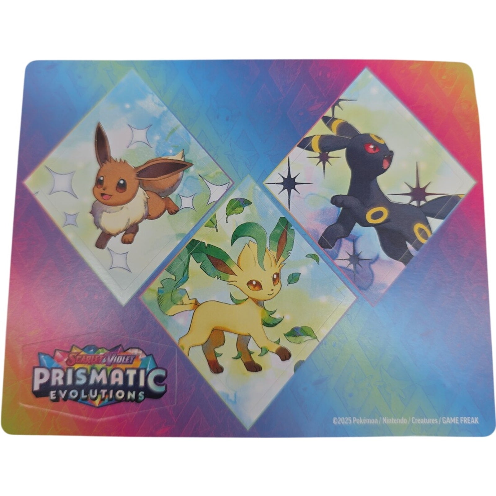 Pokemon TCG Prismatic Evolution Tech Sticker Sheets - Eeveelutions