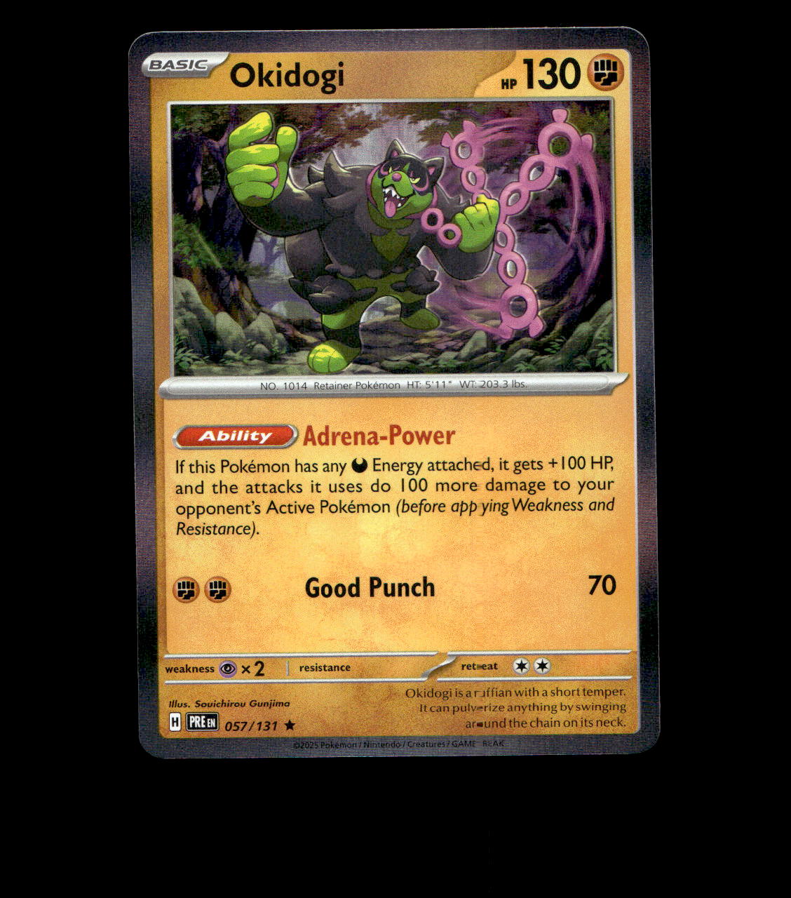 Okidogi - 057/131 - Prismatic Evolutions - Holo Near Mint