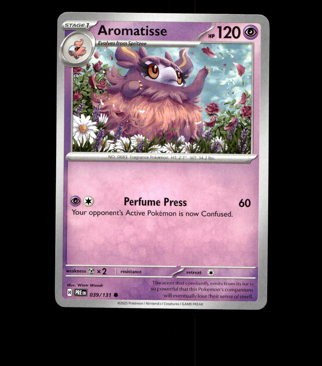 Aromatisse - 039/131 - Prismatic Evolutions - Near Mint