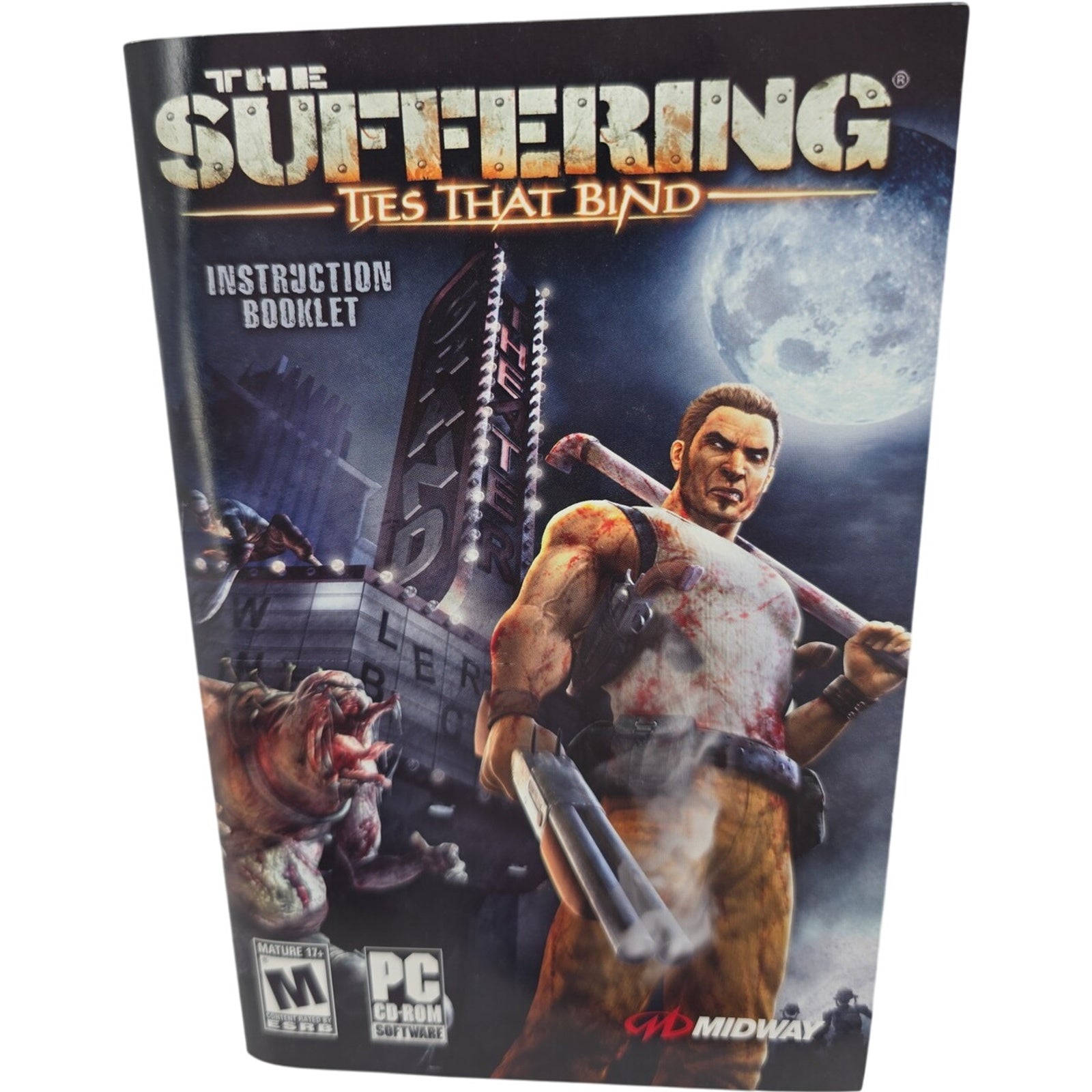 The Suffering Ties That Bind PC 2005 Midway Games Complete 3-Disc Set Tested