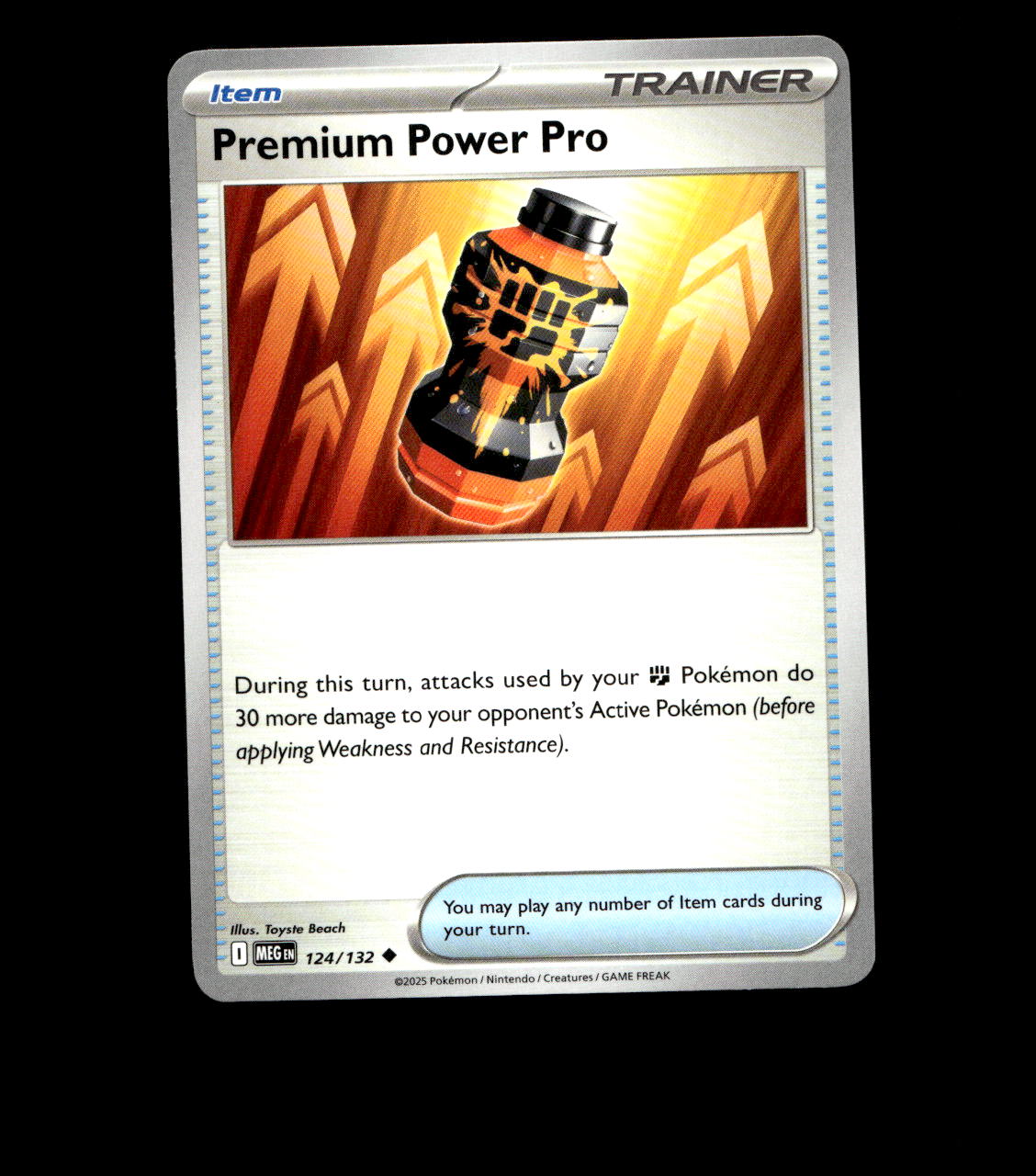 Premium Power Pro - 124/132 - Mega Evolution - Non Holo Near Mint