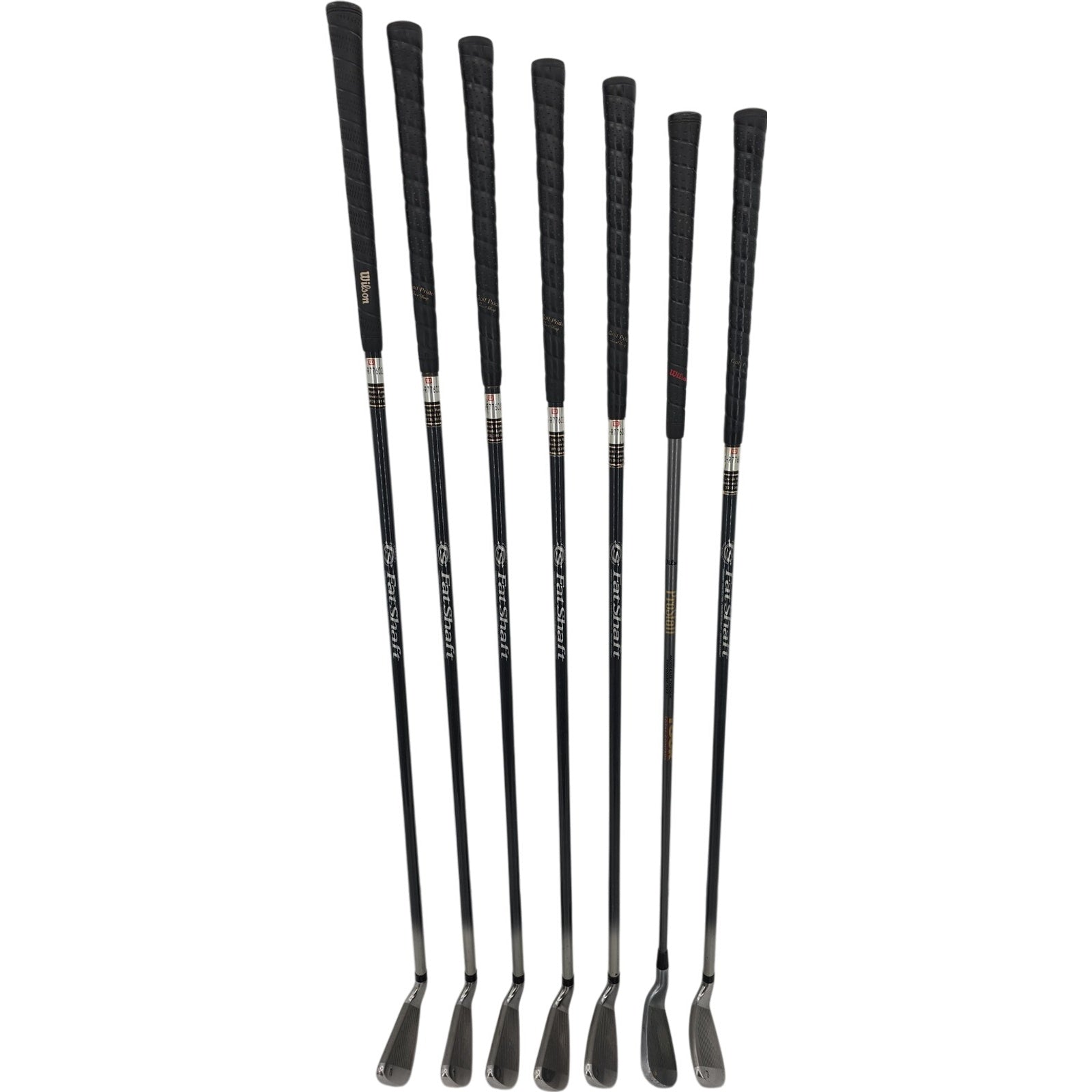 Wilson Staff Fat Shaft FS Golf Club Iron Set 3-9 7 Golf Club Bundle Orig Grip